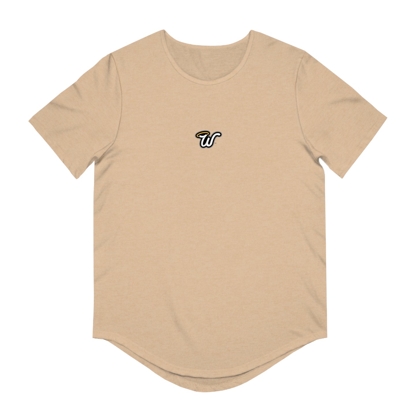 Copy of (Core) Men's Curved Hem Tee - Stylish Casual Top, Trendy T-Shirt, Summer Essentials, Streetwear Fashion, Everyday Comfort, Gift Idea