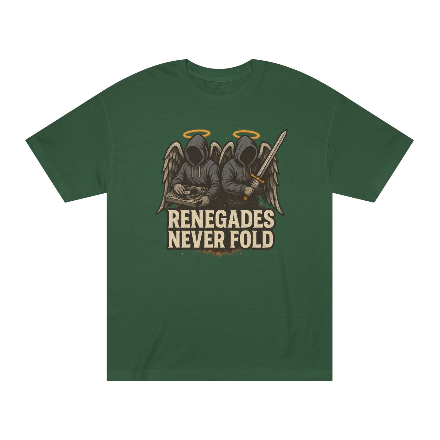 Renegades Never Fold Unisex Classic Tee - Edgy Graphic Tee, Streetwear Apparel, Casual Outfit, Unique Gift, Statement T-Shirt