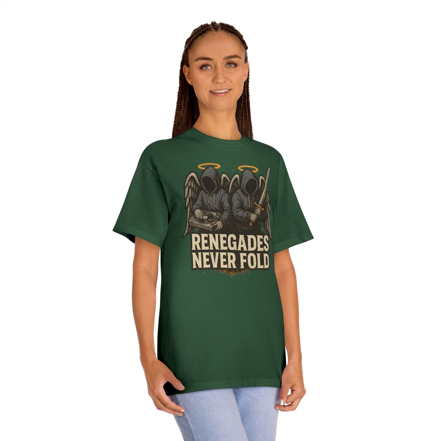 Renegades Never Fold Unisex Classic Tee - Edgy Graphic Tee, Streetwear Apparel, Casual Outfit, Unique Gift, Statement T-Shirt