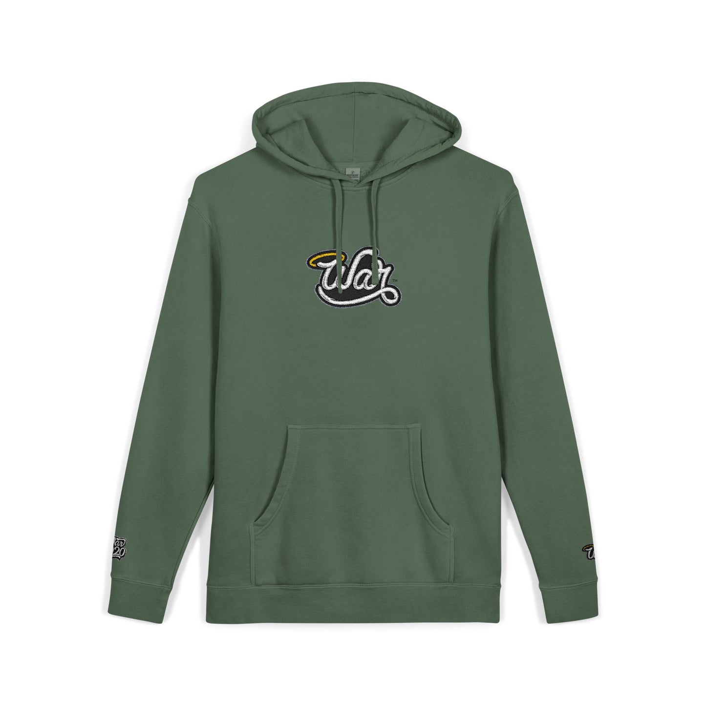 Cozy Unisex Pigment-Dyed Hoodie with Embroidery | Casual Streetwear, Gift for Him/Her, Fall/Winter Apparel, Comfortable Layering