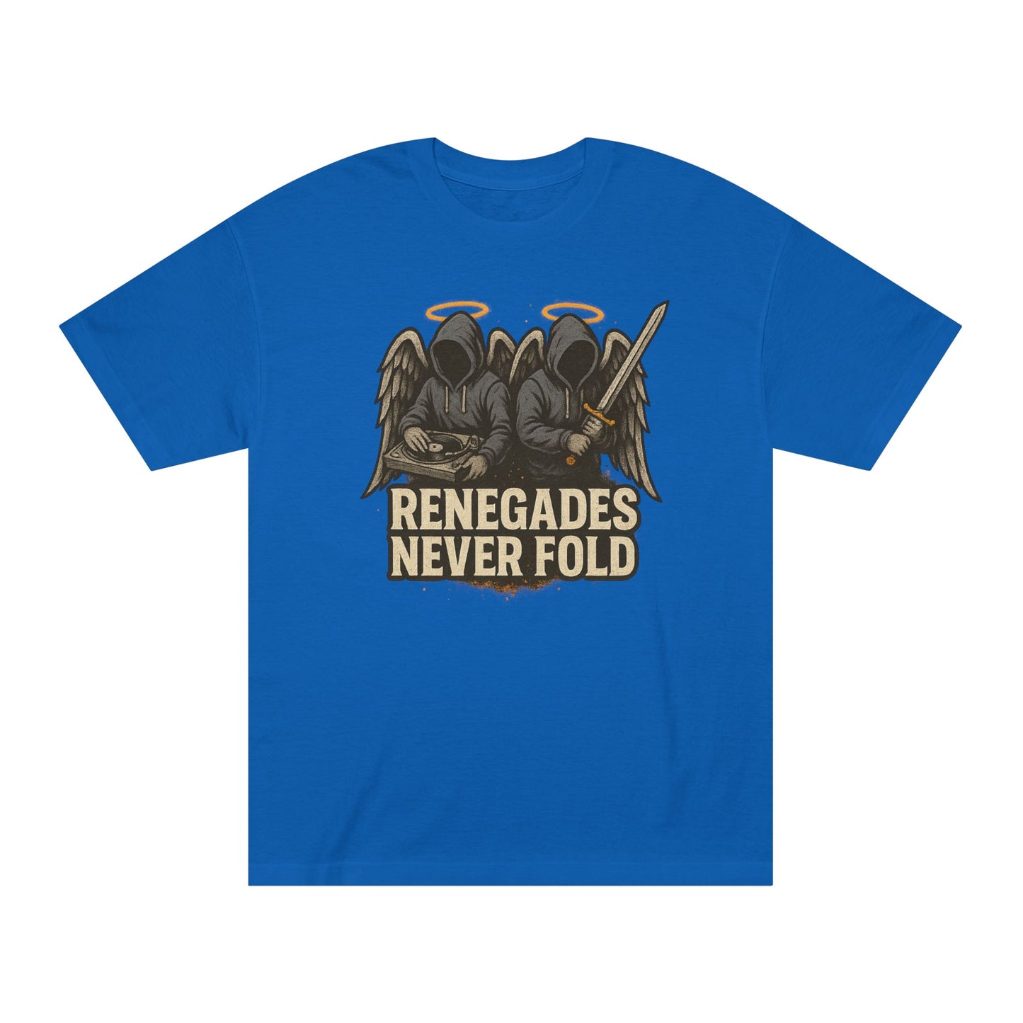 Renegades Never Fold Unisex Classic Tee - Edgy Graphic Tee, Streetwear Apparel, Casual Outfit, Unique Gift, Statement T-Shirt