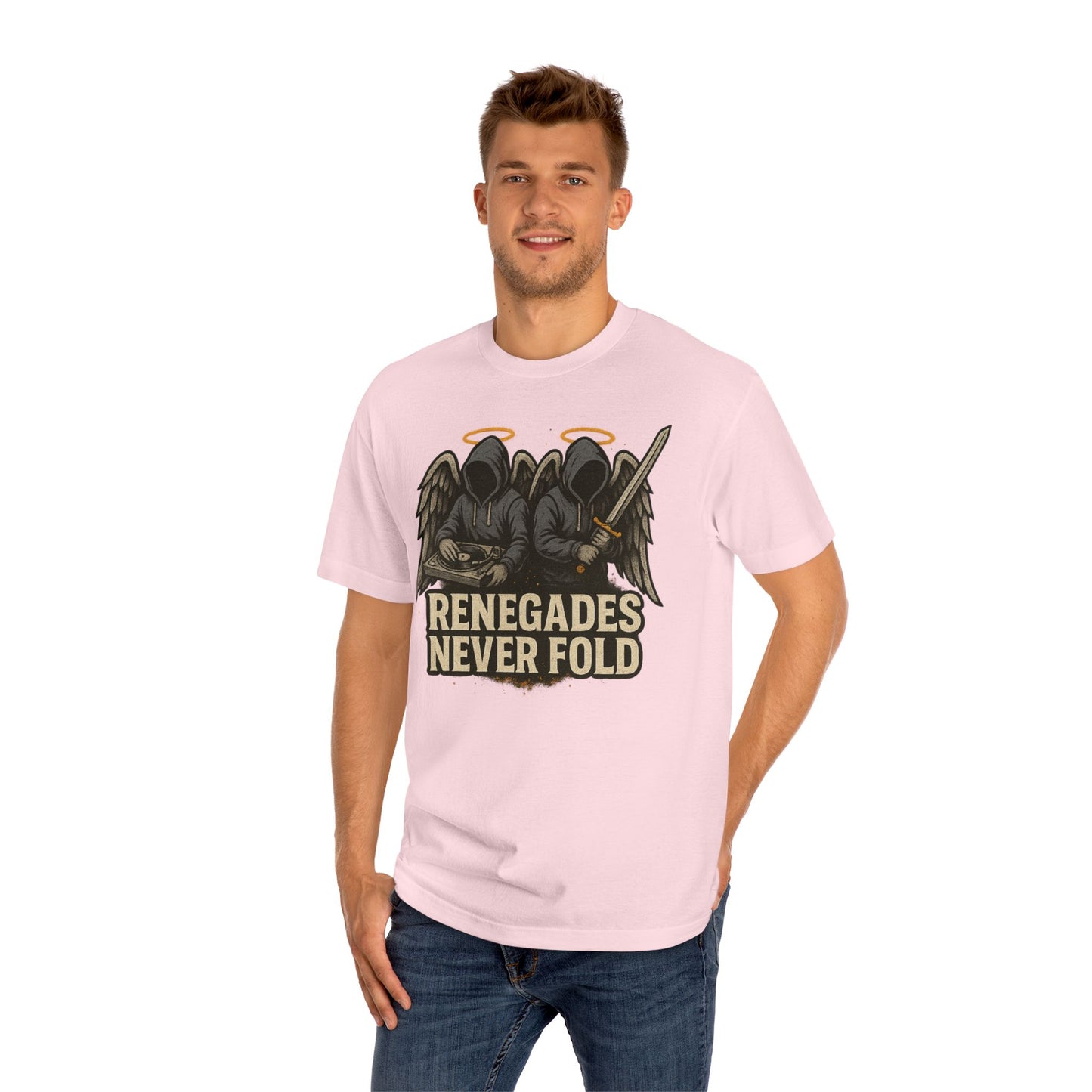 Renegades Never Fold Unisex Classic Tee - Edgy Graphic Tee, Streetwear Apparel, Casual Outfit, Unique Gift, Statement T-Shirt