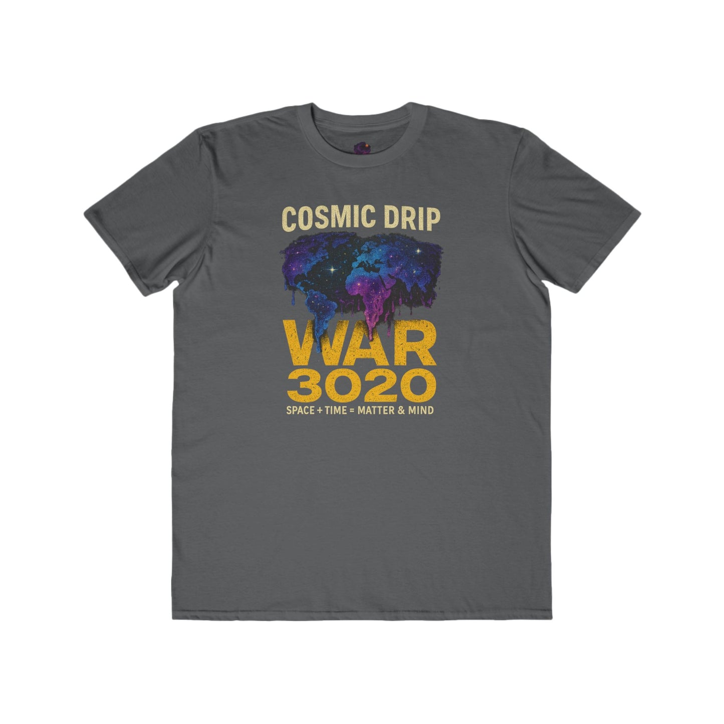 Cosmic Drip Men's Lightweight Fashion Tee, Cool Graphic Tee, Unique T-Shirt, Space-Time Design, Gift for Science Lovers, Trendy Casual Wear