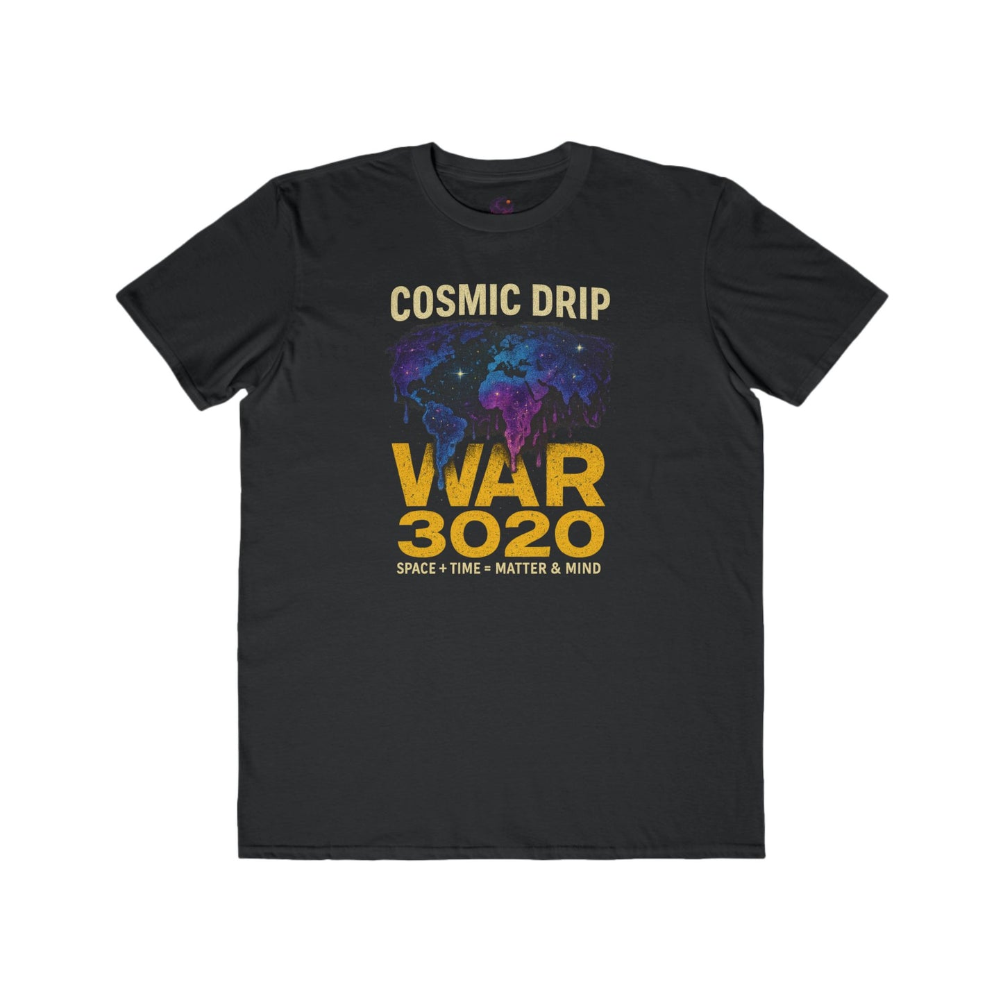 Cosmic Drip Men's Lightweight Fashion Tee, Cool Graphic Tee, Unique T-Shirt, Space-Time Design, Gift for Science Lovers, Trendy Casual Wear