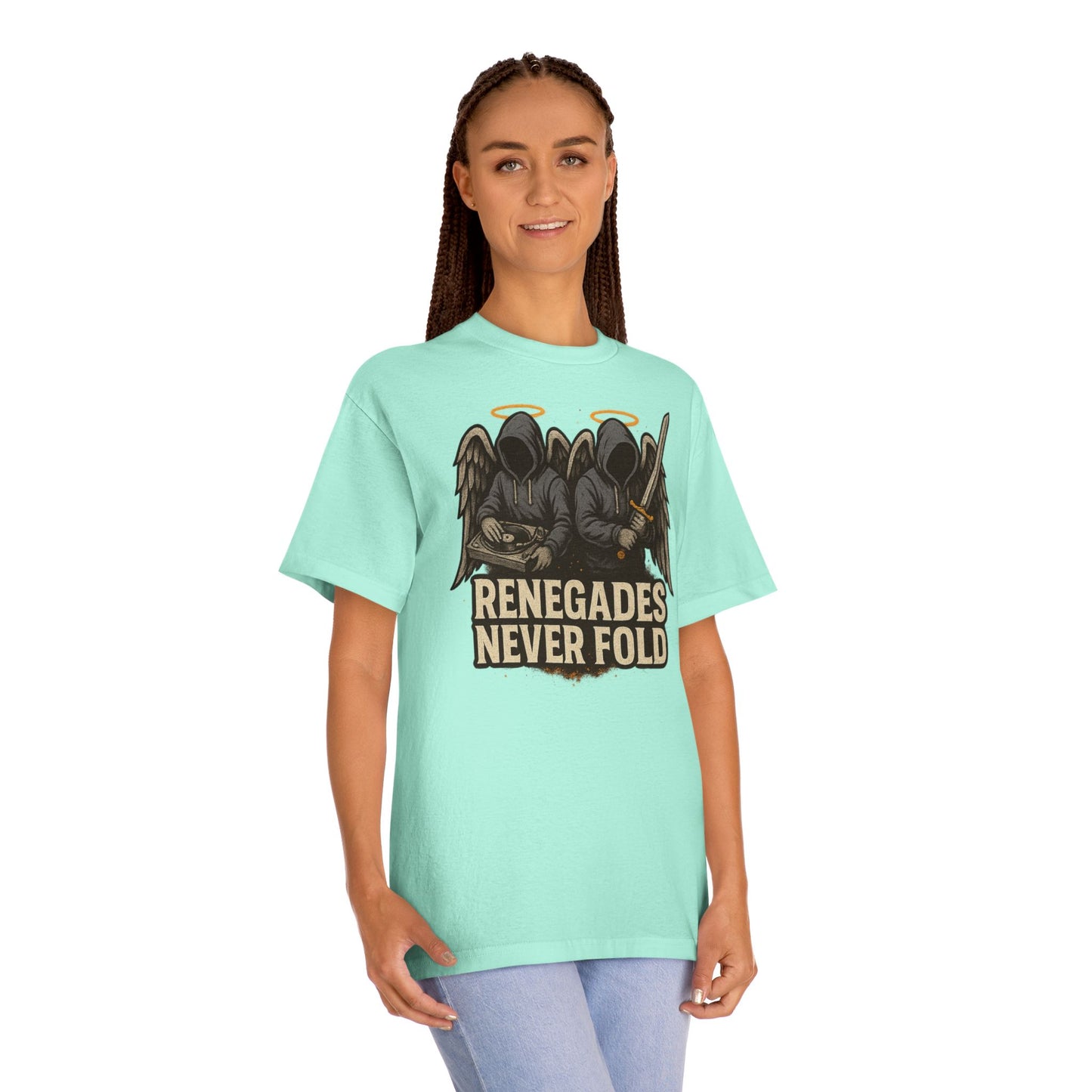 Renegades Never Fold Unisex Classic Tee - Edgy Graphic Tee, Streetwear Apparel, Casual Outfit, Unique Gift, Statement T-Shirt