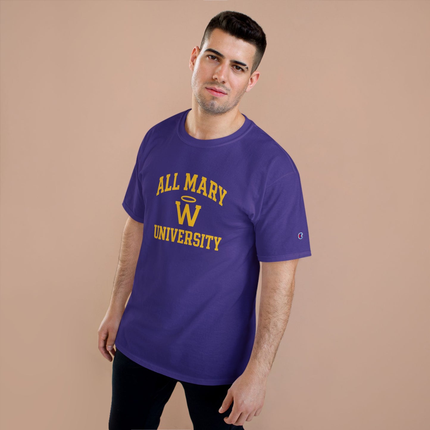 Champion University T-Shirt - All Mary University, College Spirit Wear, Graduation Gift, Casual Style, Unique Campus Apparel