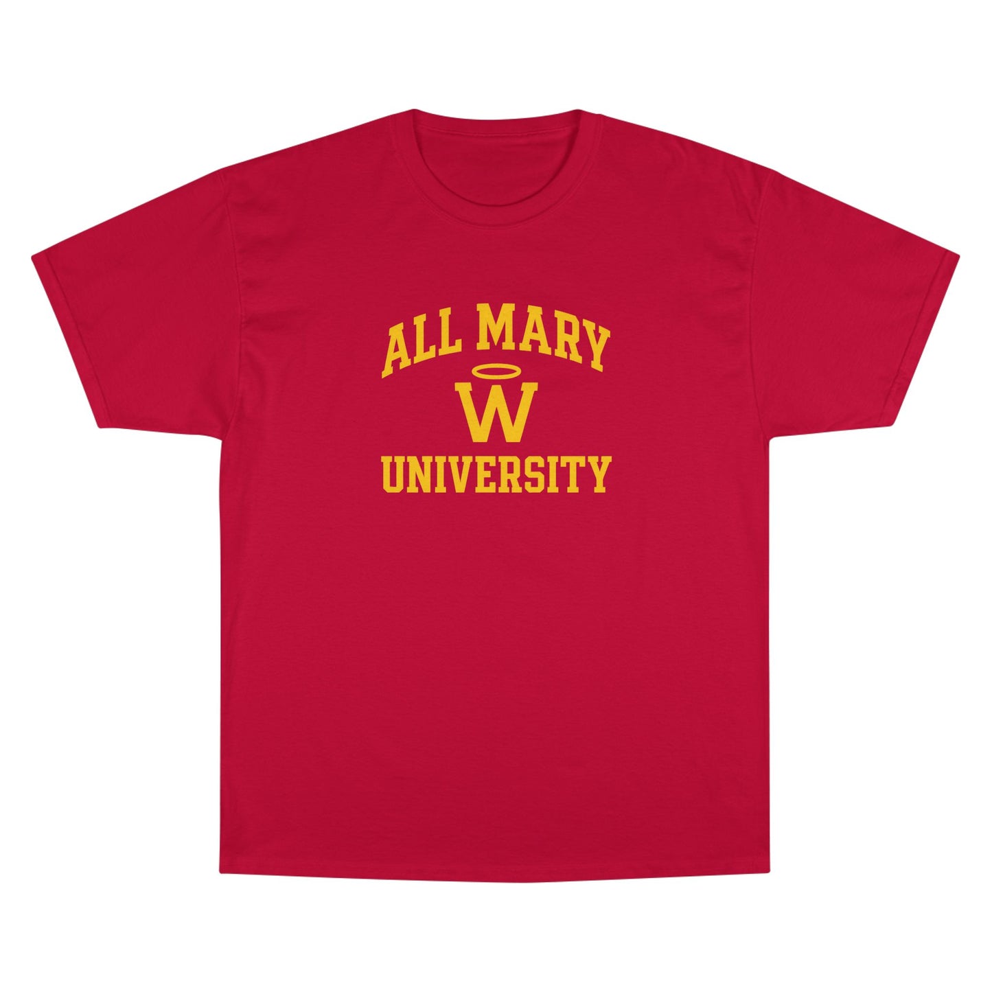 Champion University T-Shirt - All Mary University, College Spirit Wear, Graduation Gift, Casual Style, Unique Campus Apparel