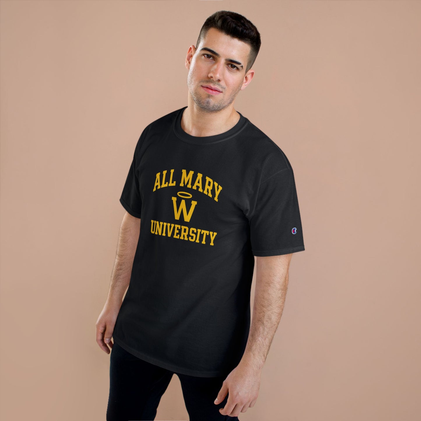 Champion University T-Shirt - All Mary University, College Spirit Wear, Graduation Gift, Casual Style, Unique Campus Apparel