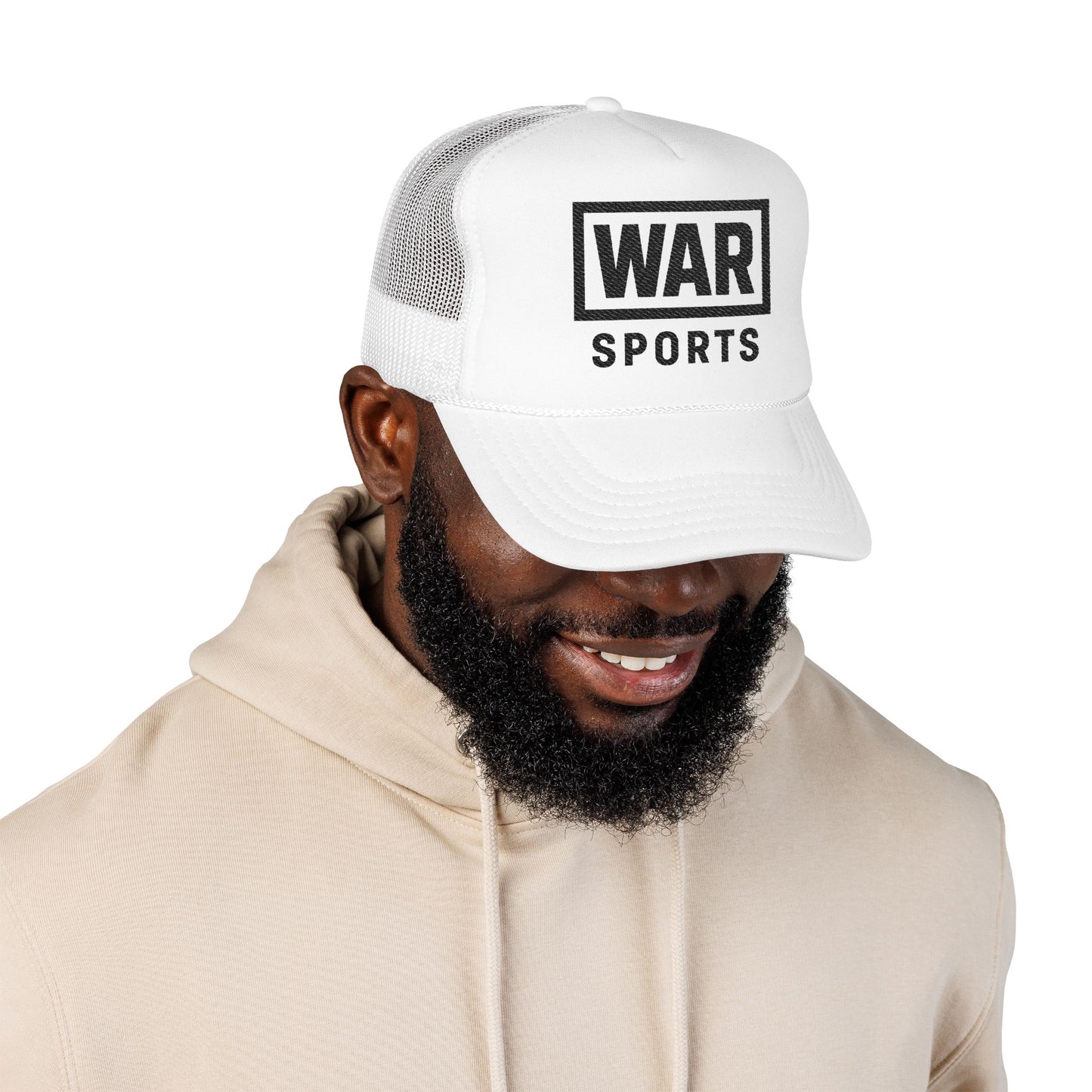 Embroidered Foam Trucker Hat - Stylish Sporty Cap, Custom Mesh Hat for Outdoor Events, Gifts for Athletes, Casual Wear