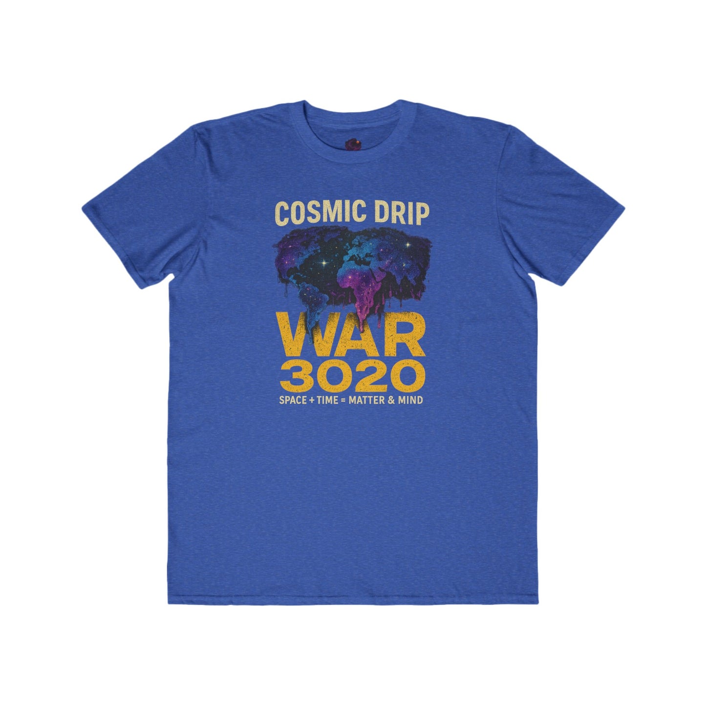 Cosmic Drip Men's Lightweight Fashion Tee, Cool Graphic Tee, Unique T-Shirt, Space-Time Design, Gift for Science Lovers, Trendy Casual Wear
