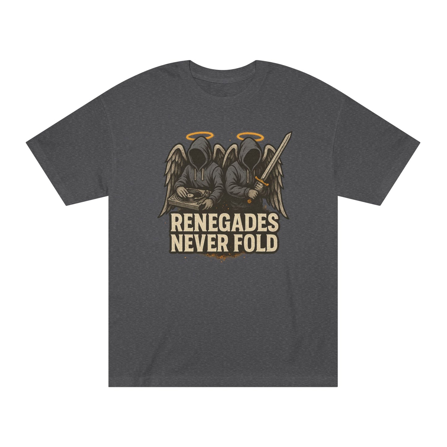 Renegades Never Fold Unisex Classic Tee - Edgy Graphic Tee, Streetwear Apparel, Casual Outfit, Unique Gift, Statement T-Shirt