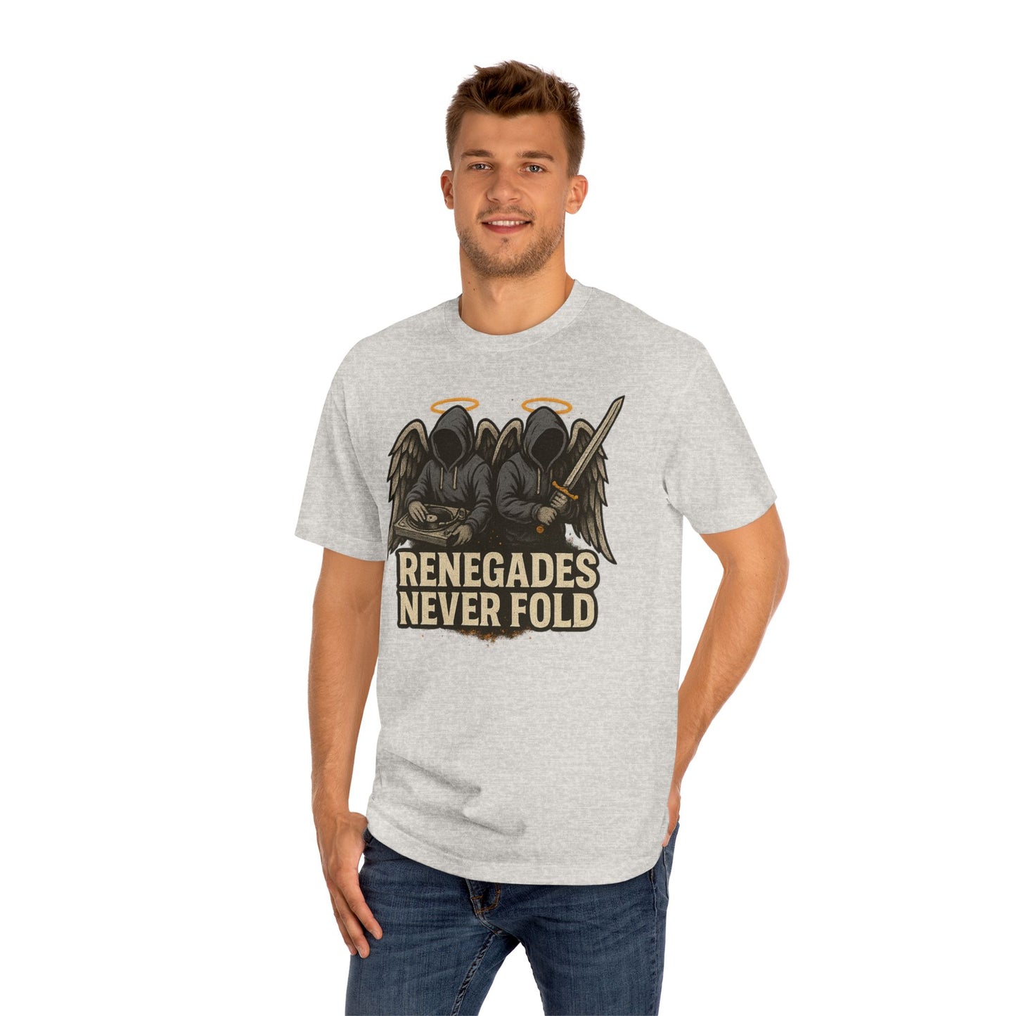 Renegades Never Fold Unisex Classic Tee - Edgy Graphic Tee, Streetwear Apparel, Casual Outfit, Unique Gift, Statement T-Shirt