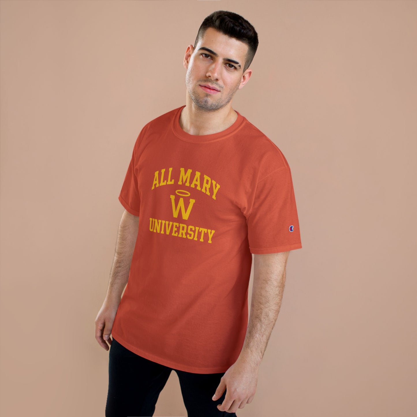 Champion University T-Shirt - All Mary University, College Spirit Wear, Graduation Gift, Casual Style, Unique Campus Apparel