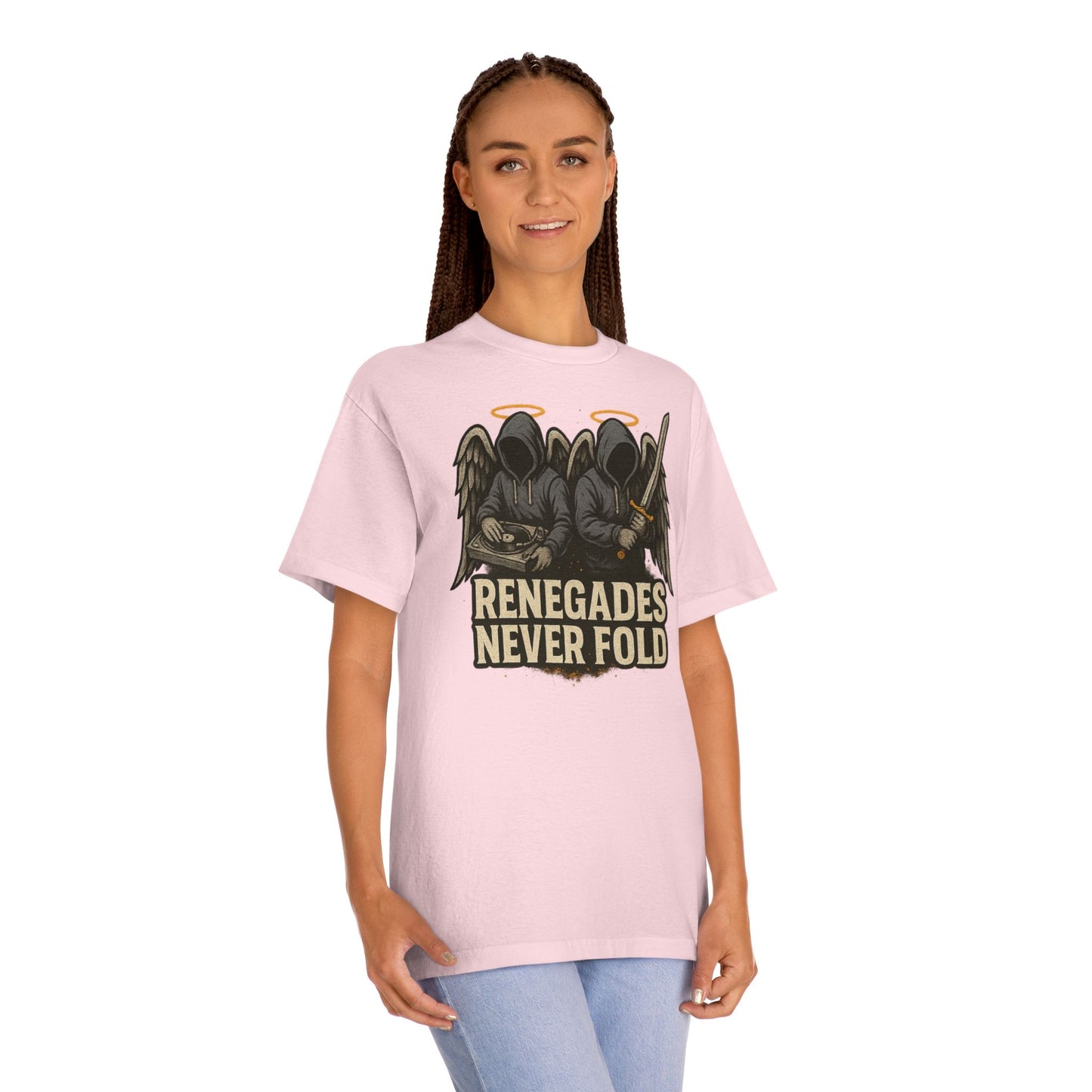 Renegades Never Fold Unisex Classic Tee - Edgy Graphic Tee, Streetwear Apparel, Casual Outfit, Unique Gift, Statement T-Shirt