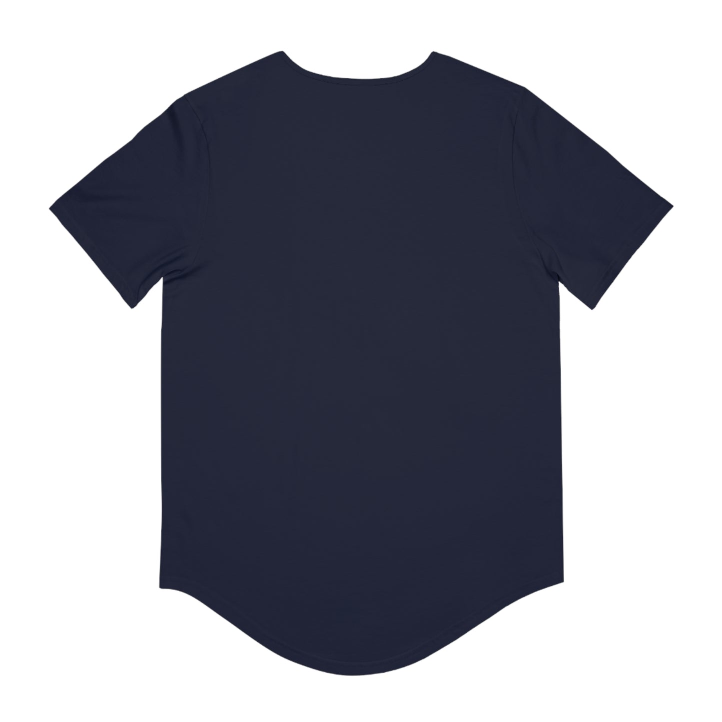 Copy of (Core) Men's Curved Hem Tee - Stylish Casual Top, Trendy T-Shirt, Summer Essentials, Streetwear Fashion, Everyday Comfort, Gift Idea