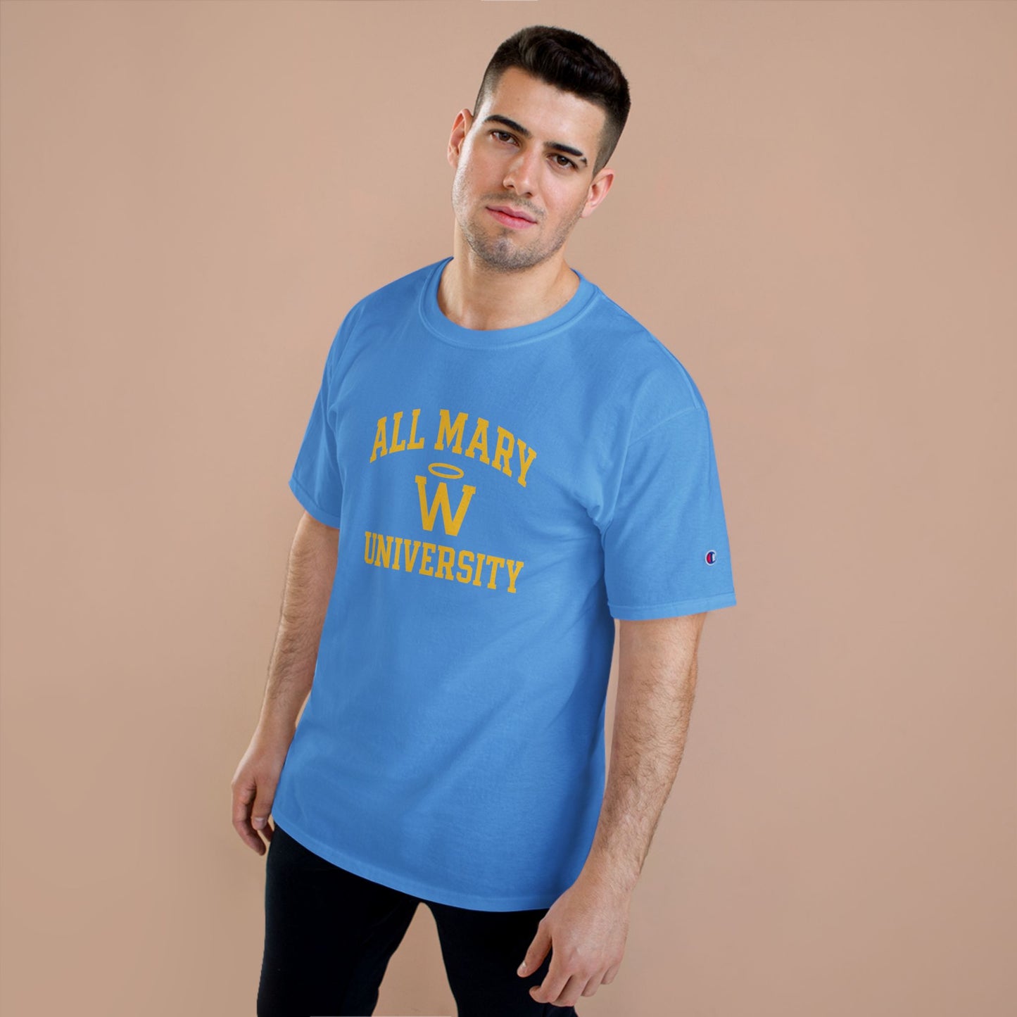 Champion University T-Shirt - All Mary University, College Spirit Wear, Graduation Gift, Casual Style, Unique Campus Apparel
