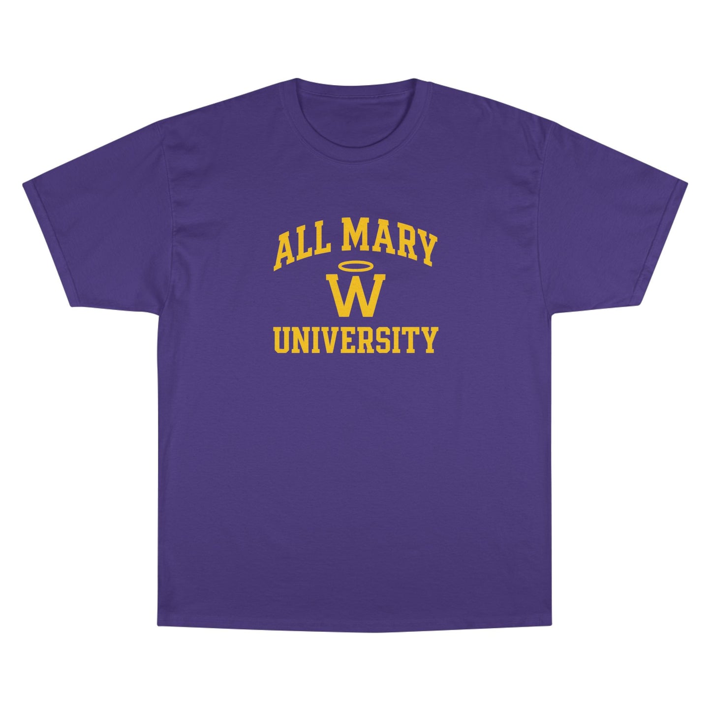 Champion University T-Shirt - All Mary University, College Spirit Wear, Graduation Gift, Casual Style, Unique Campus Apparel