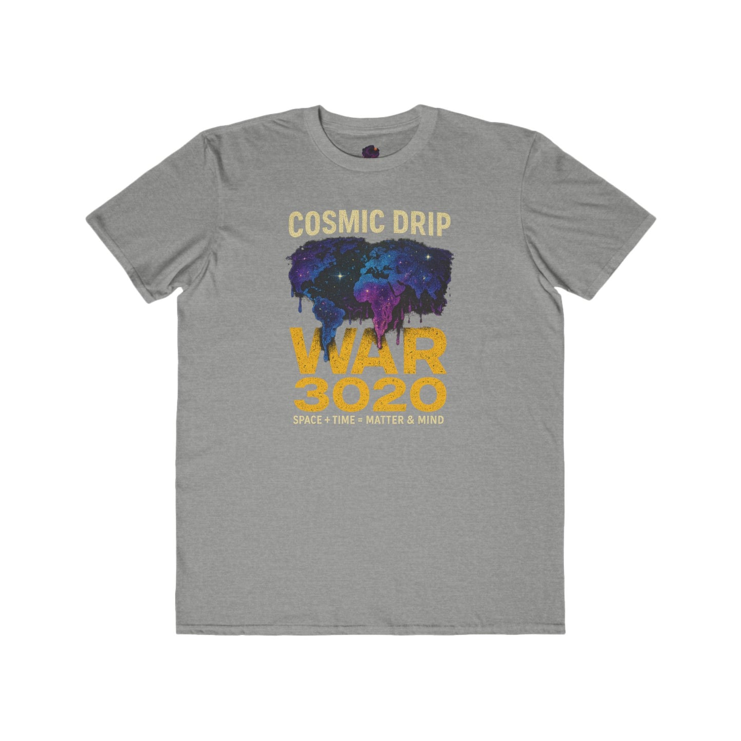 Cosmic Drip Men's Lightweight Fashion Tee, Cool Graphic Tee, Unique T-Shirt, Space-Time Design, Gift for Science Lovers, Trendy Casual Wear