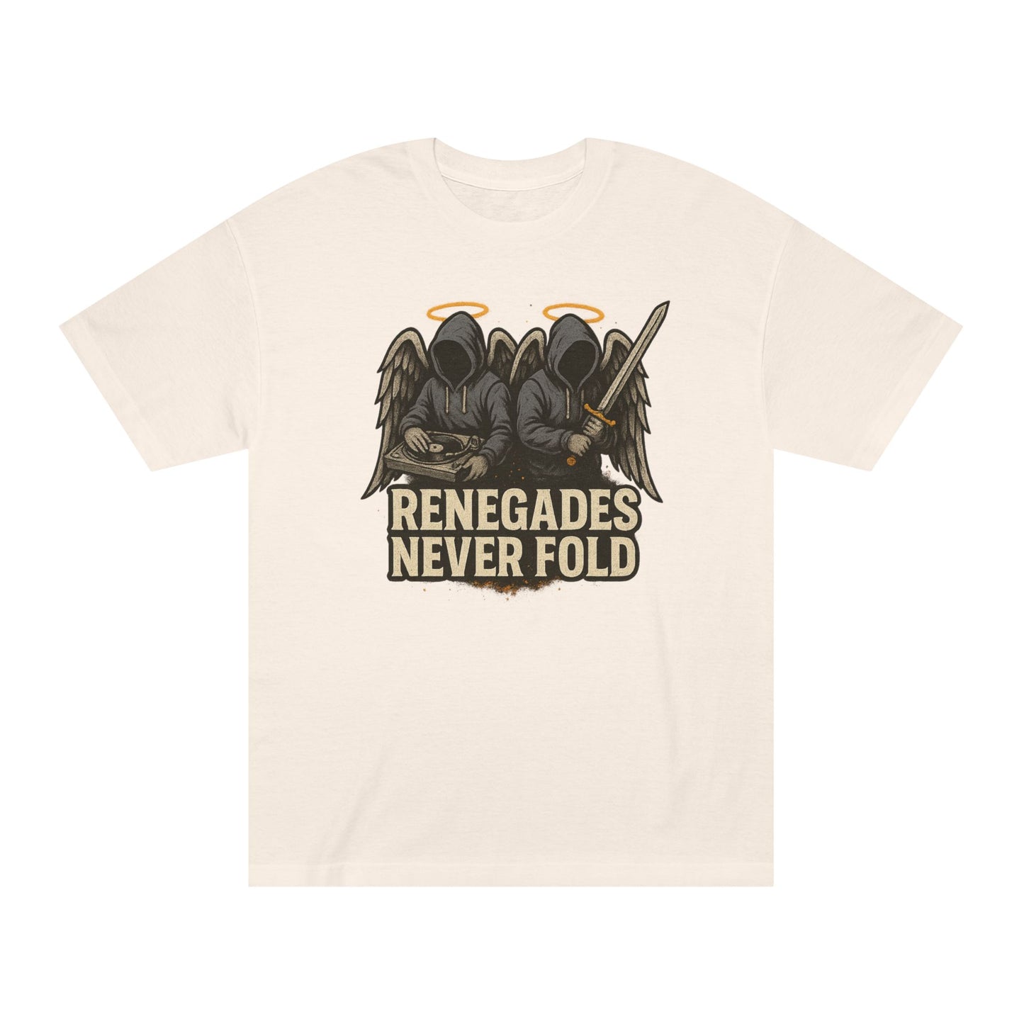 Renegades Never Fold Unisex Classic Tee - Edgy Graphic Tee, Streetwear Apparel, Casual Outfit, Unique Gift, Statement T-Shirt