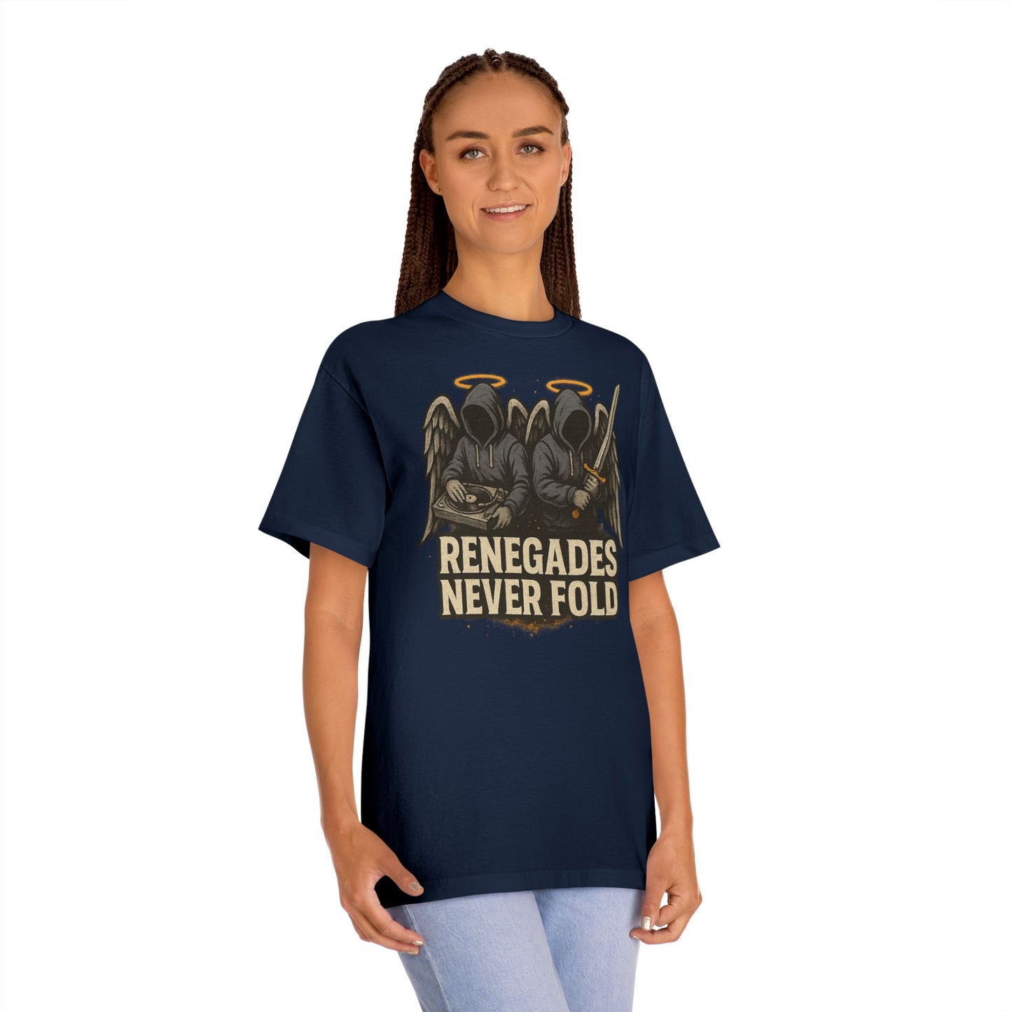 Renegades Never Fold Unisex Classic Tee - Edgy Graphic Tee, Streetwear Apparel, Casual Outfit, Unique Gift, Statement T-Shirt
