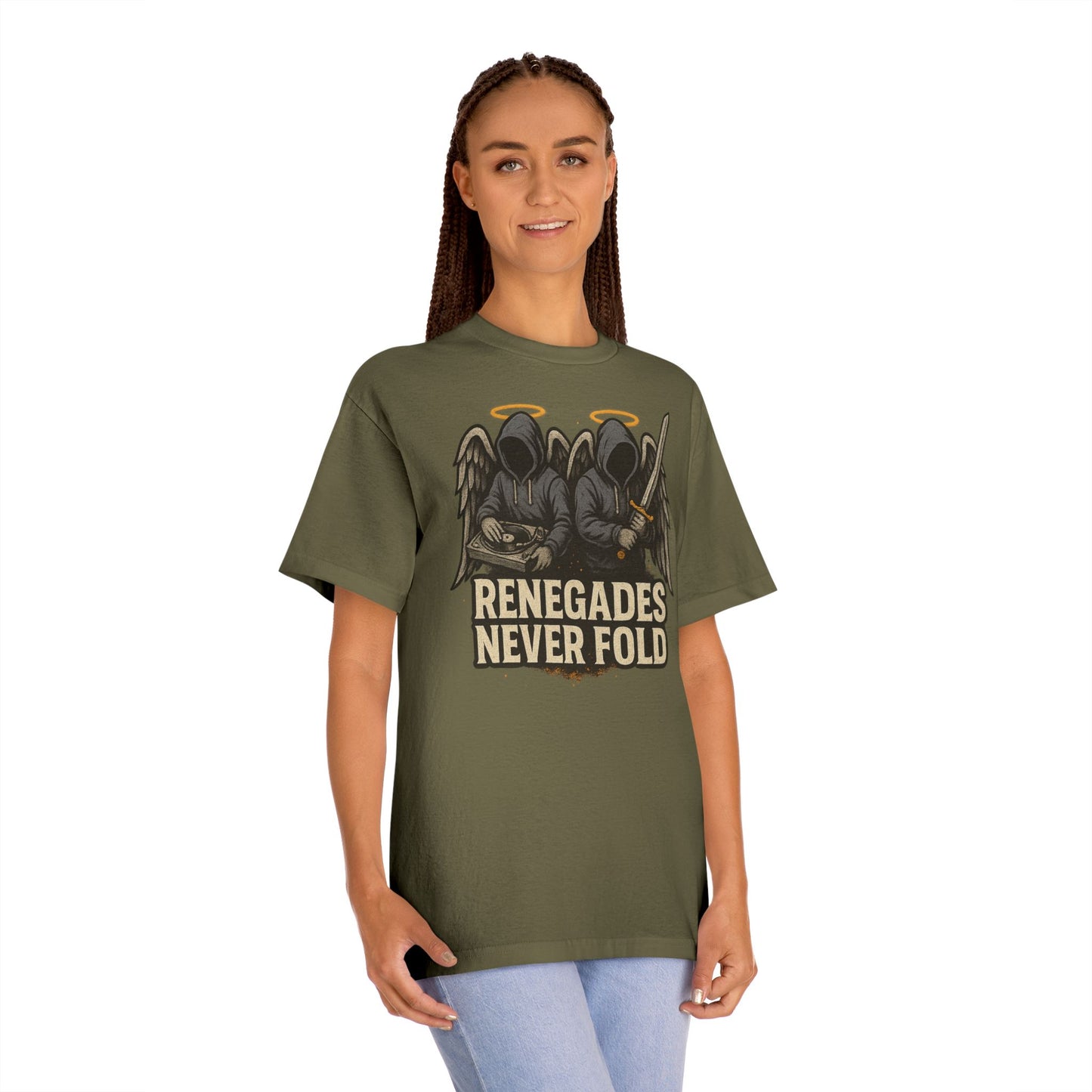 Renegades Never Fold Unisex Classic Tee - Edgy Graphic Tee, Streetwear Apparel, Casual Outfit, Unique Gift, Statement T-Shirt