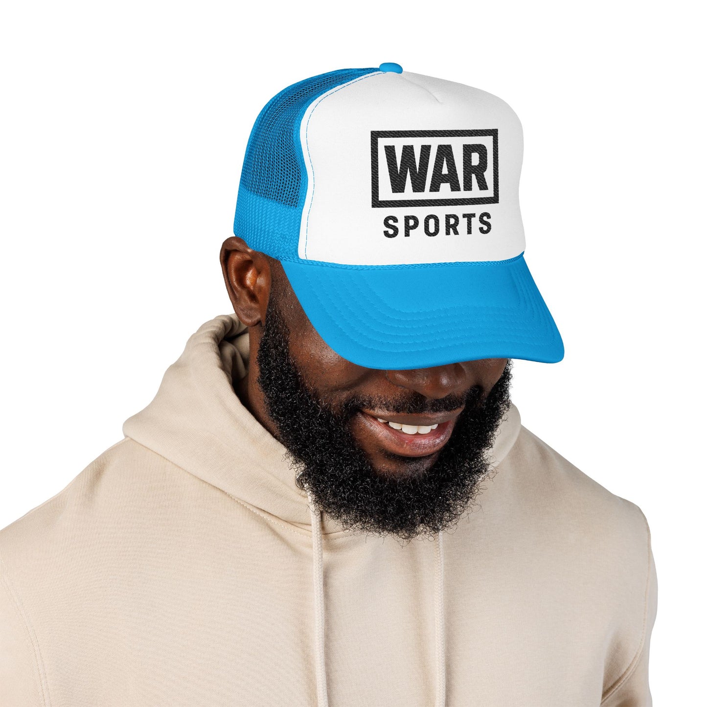 Embroidered Foam Trucker Hat - Stylish Sporty Cap, Custom Mesh Hat for Outdoor Events, Gifts for Athletes, Casual Wear