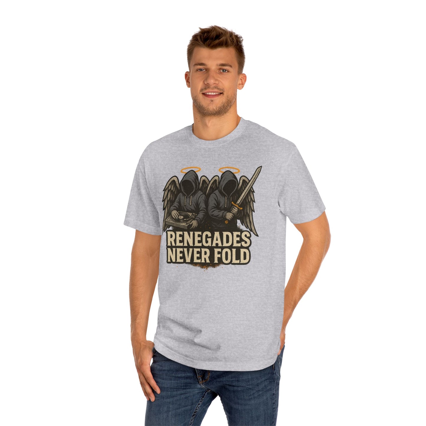 Renegades Never Fold Unisex Classic Tee - Edgy Graphic Tee, Streetwear Apparel, Casual Outfit, Unique Gift, Statement T-Shirt