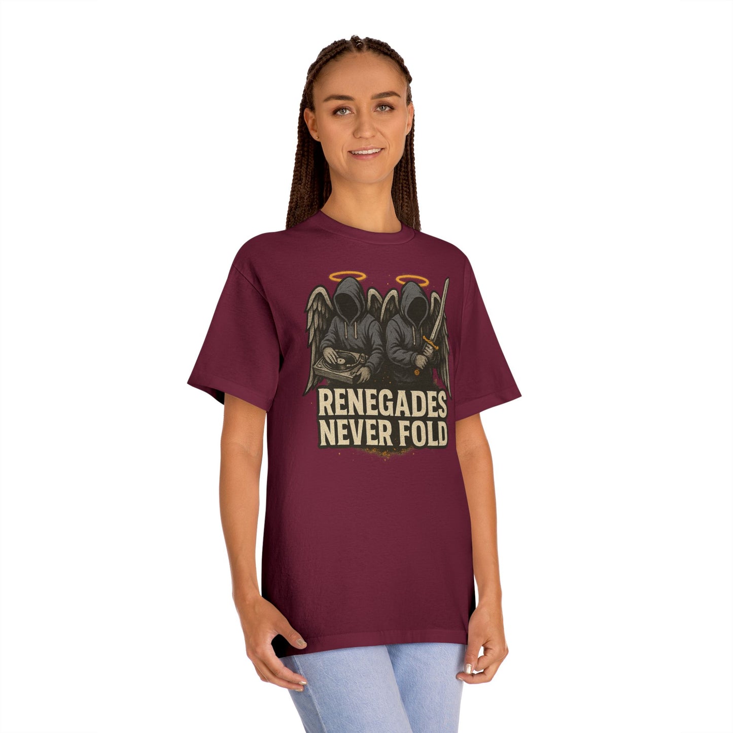 Renegades Never Fold Unisex Classic Tee - Edgy Graphic Tee, Streetwear Apparel, Casual Outfit, Unique Gift, Statement T-Shirt
