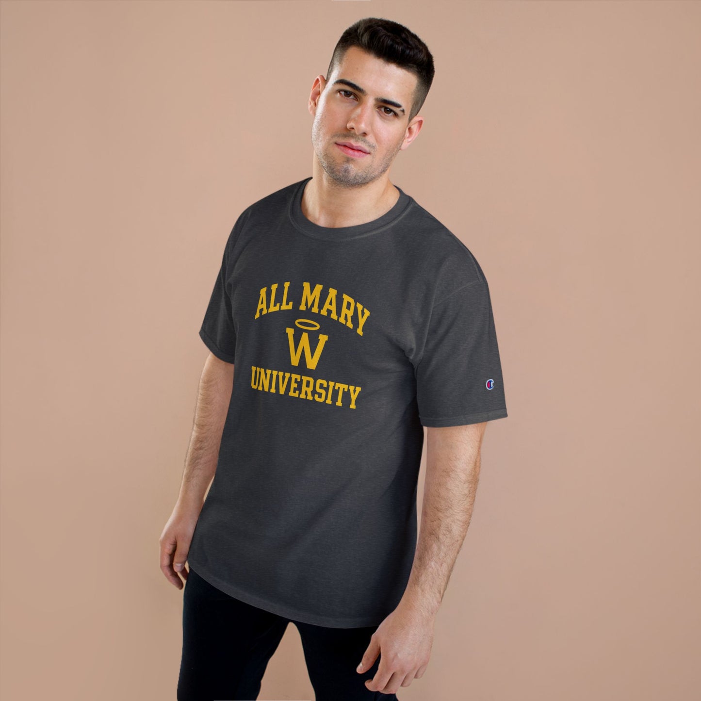 Champion University T-Shirt - All Mary University, College Spirit Wear, Graduation Gift, Casual Style, Unique Campus Apparel