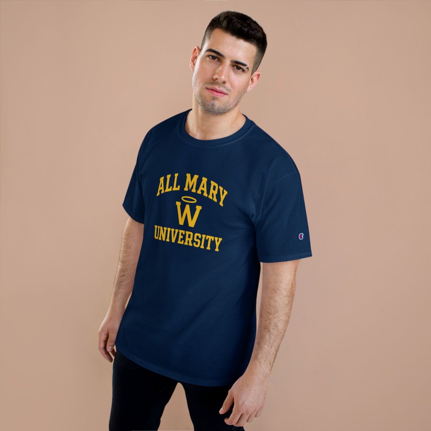 Champion University T-Shirt - All Mary University, College Spirit Wear, Graduation Gift, Casual Style, Unique Campus Apparel