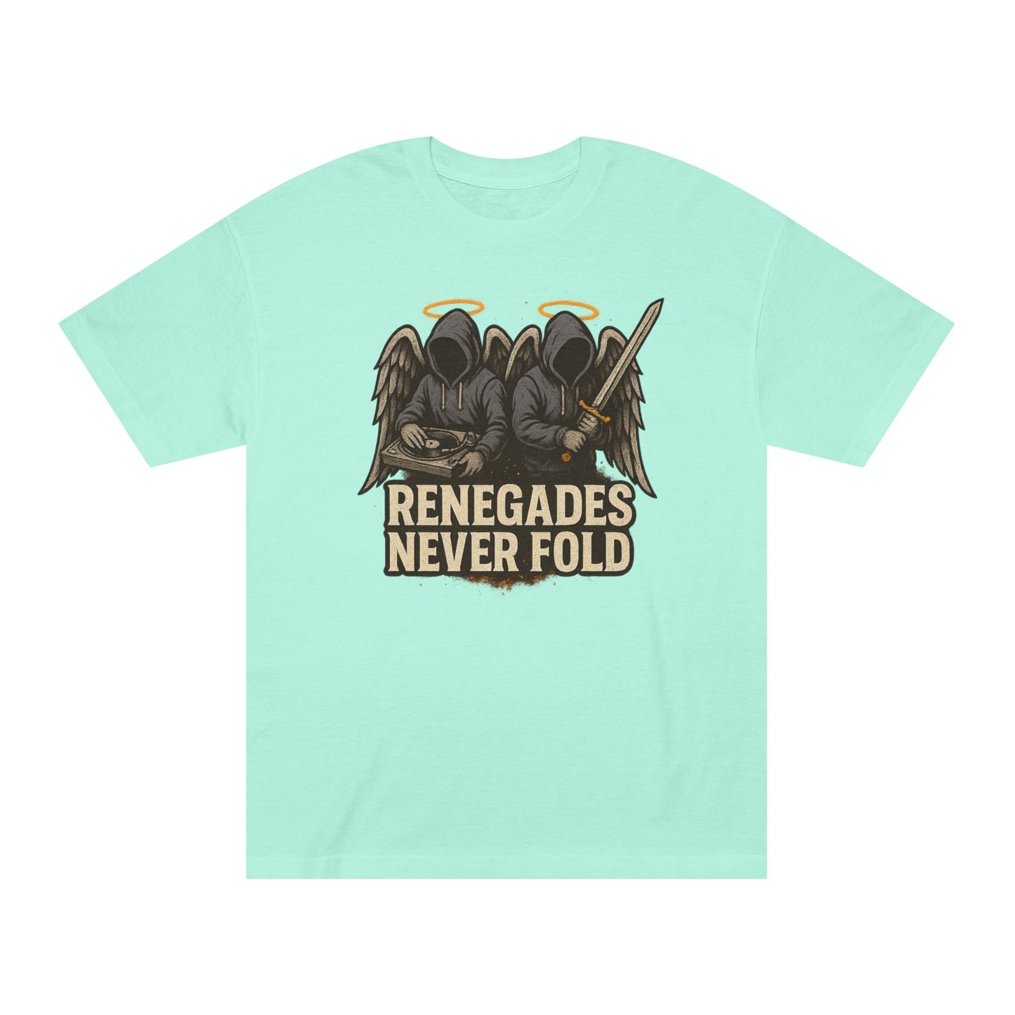 Renegades Never Fold Unisex Classic Tee - Edgy Graphic Tee, Streetwear Apparel, Casual Outfit, Unique Gift, Statement T-Shirt