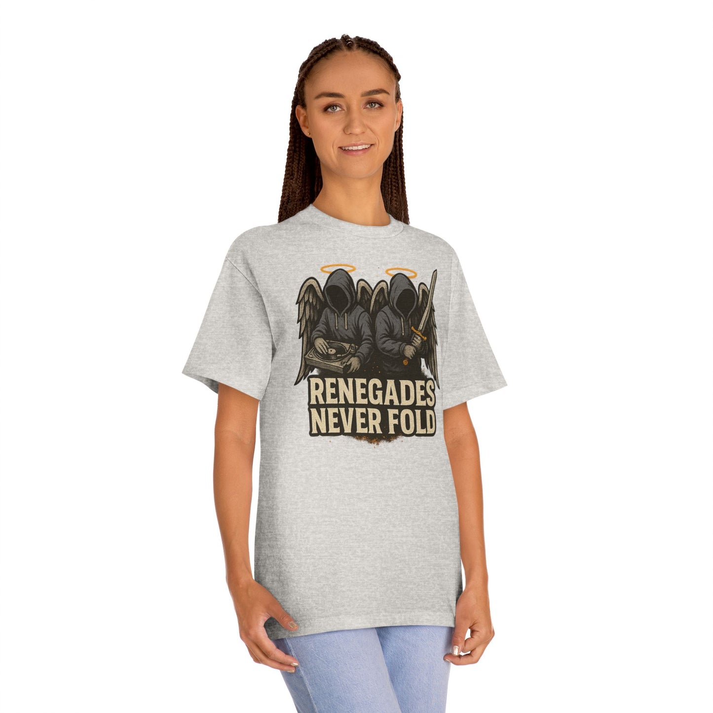 Renegades Never Fold Unisex Classic Tee - Edgy Graphic Tee, Streetwear Apparel, Casual Outfit, Unique Gift, Statement T-Shirt