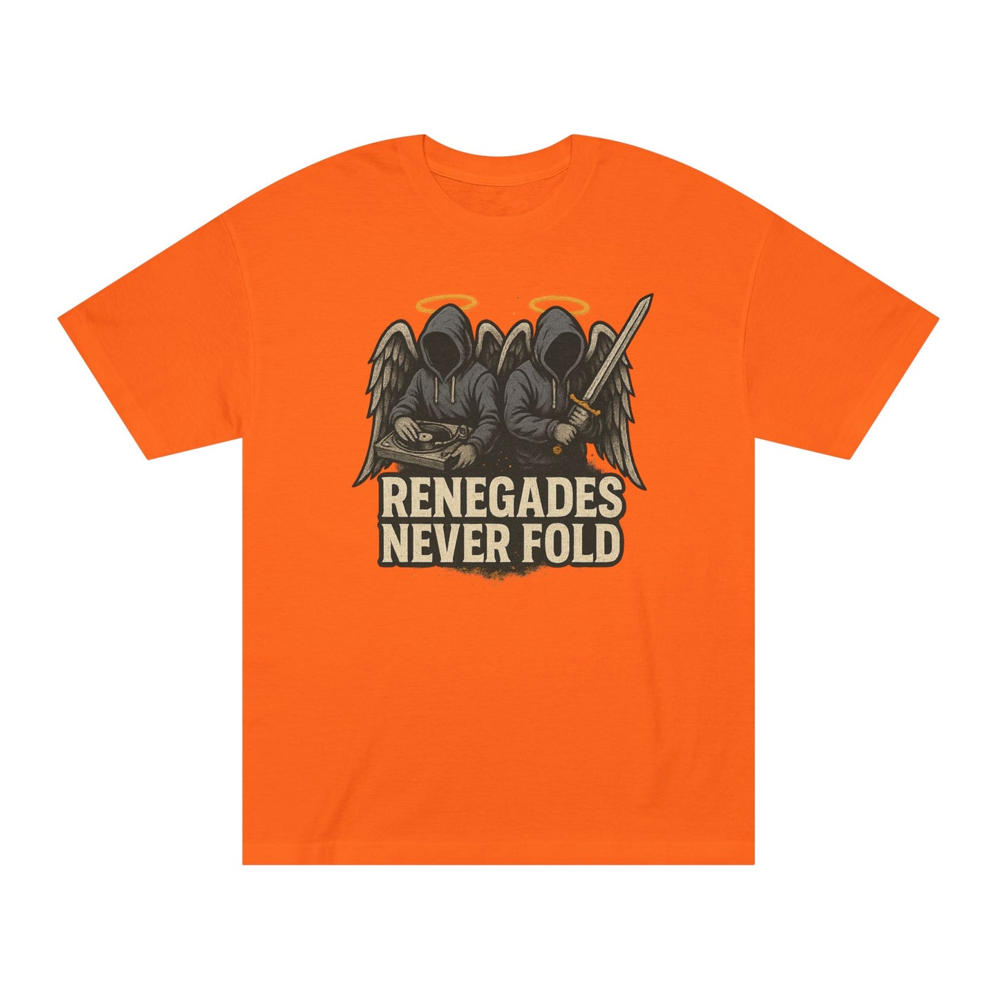 Renegades Never Fold Unisex Classic Tee - Edgy Graphic Tee, Streetwear Apparel, Casual Outfit, Unique Gift, Statement T-Shirt