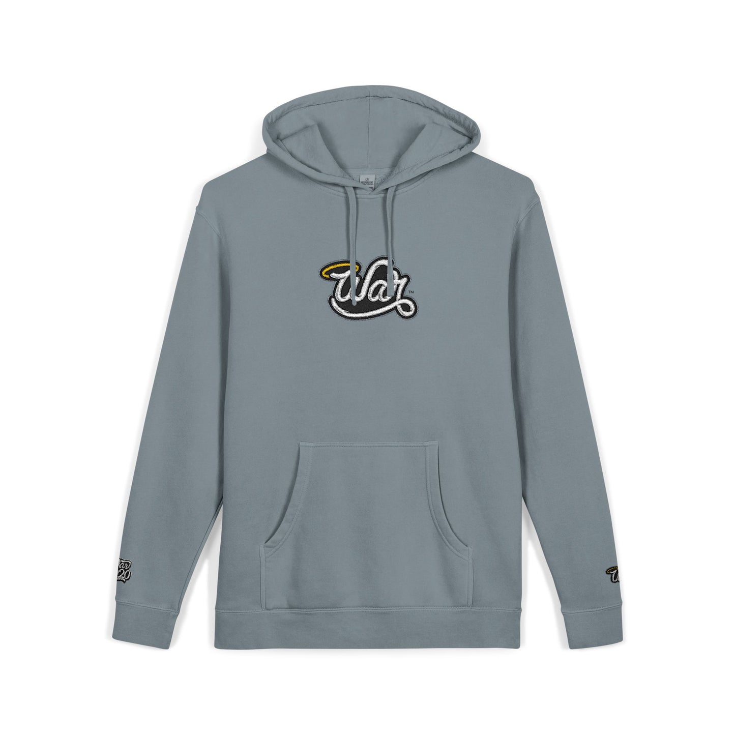 Cozy Unisex Pigment-Dyed Hoodie with Embroidery | Casual Streetwear, Gift for Him/Her, Fall/Winter Apparel, Comfortable Layering
