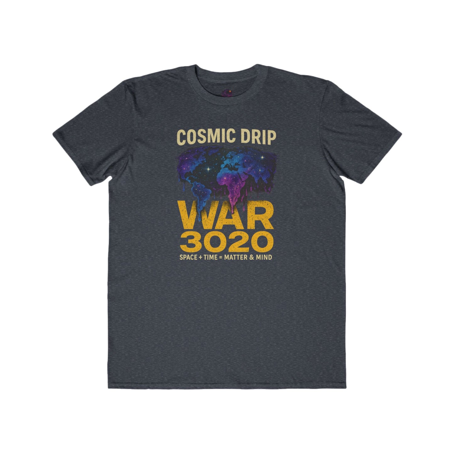 Cosmic Drip Men's Lightweight Fashion Tee, Cool Graphic Tee, Unique T-Shirt, Space-Time Design, Gift for Science Lovers, Trendy Casual Wear