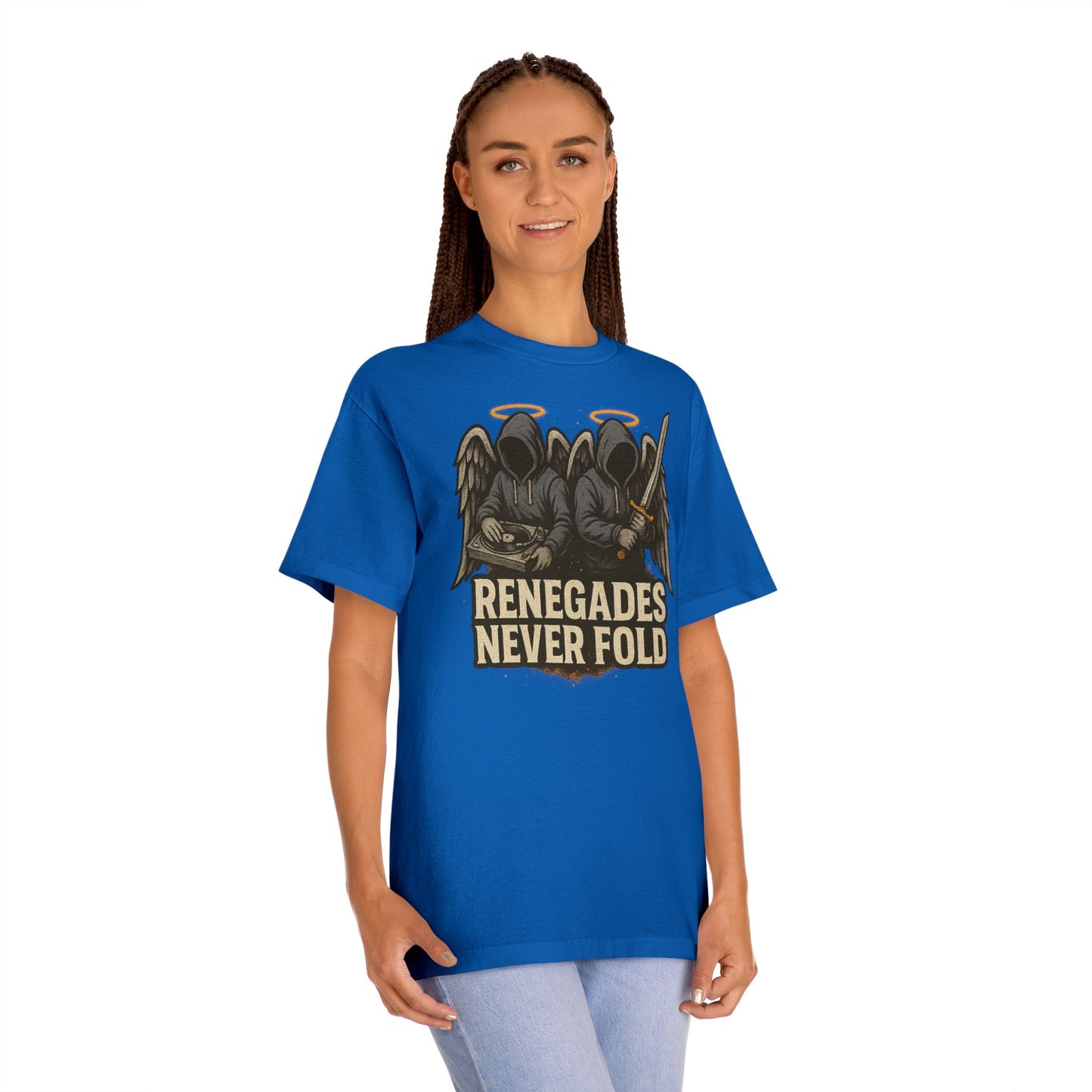 Renegades Never Fold Unisex Classic Tee - Edgy Graphic Tee, Streetwear Apparel, Casual Outfit, Unique Gift, Statement T-Shirt
