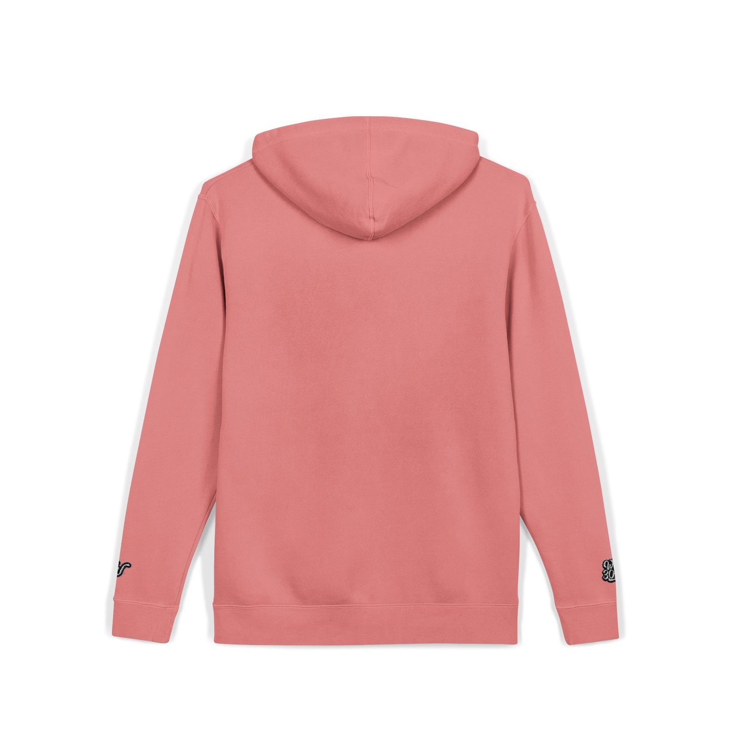 Cozy Unisex Pigment-Dyed Hoodie with Embroidery | Casual Streetwear, Gift for Him/Her, Fall/Winter Apparel, Comfortable Layering