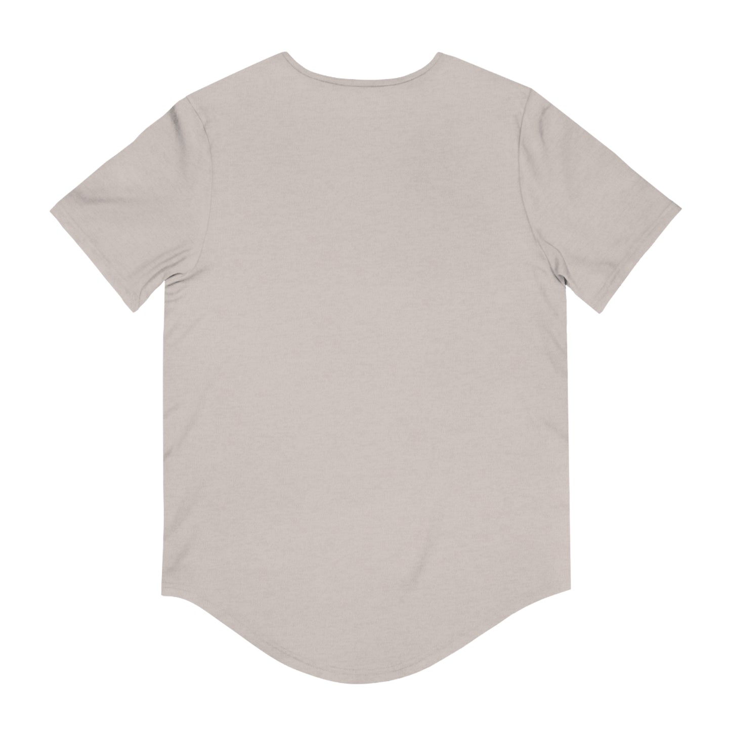 Copy of (Core) Men's Curved Hem Tee - Stylish Casual Top, Trendy T-Shirt, Summer Essentials, Streetwear Fashion, Everyday Comfort, Gift Idea