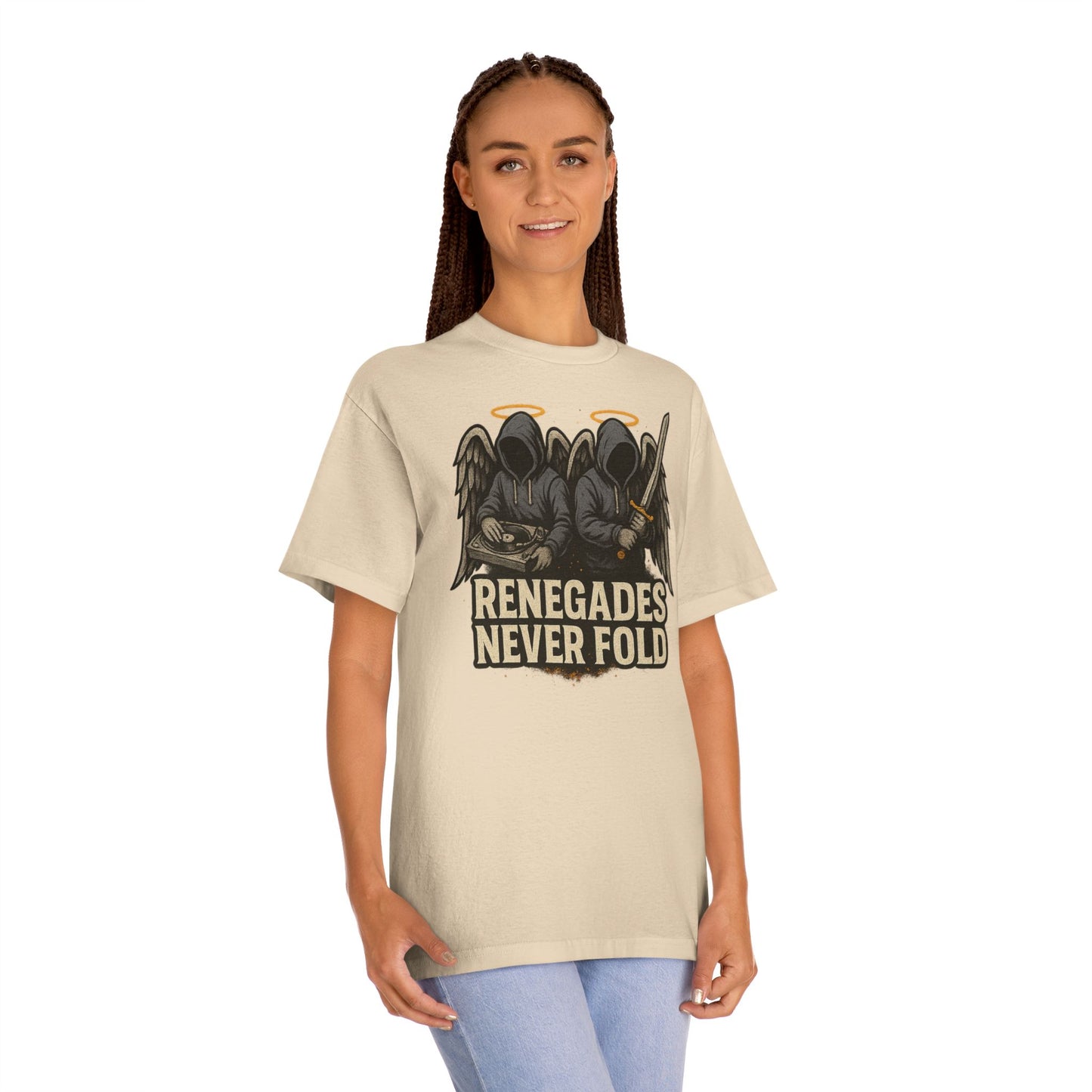 Renegades Never Fold Unisex Classic Tee - Edgy Graphic Tee, Streetwear Apparel, Casual Outfit, Unique Gift, Statement T-Shirt
