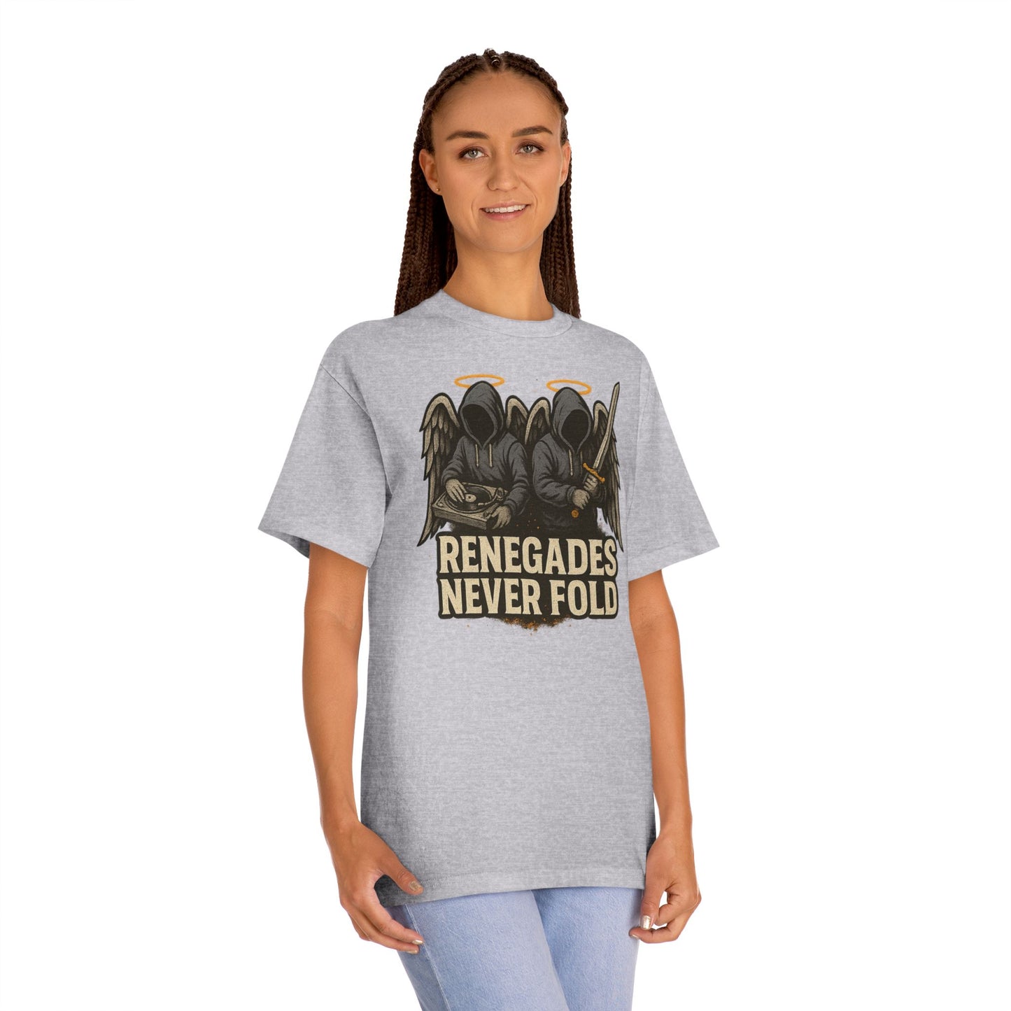 Renegades Never Fold Unisex Classic Tee - Edgy Graphic Tee, Streetwear Apparel, Casual Outfit, Unique Gift, Statement T-Shirt