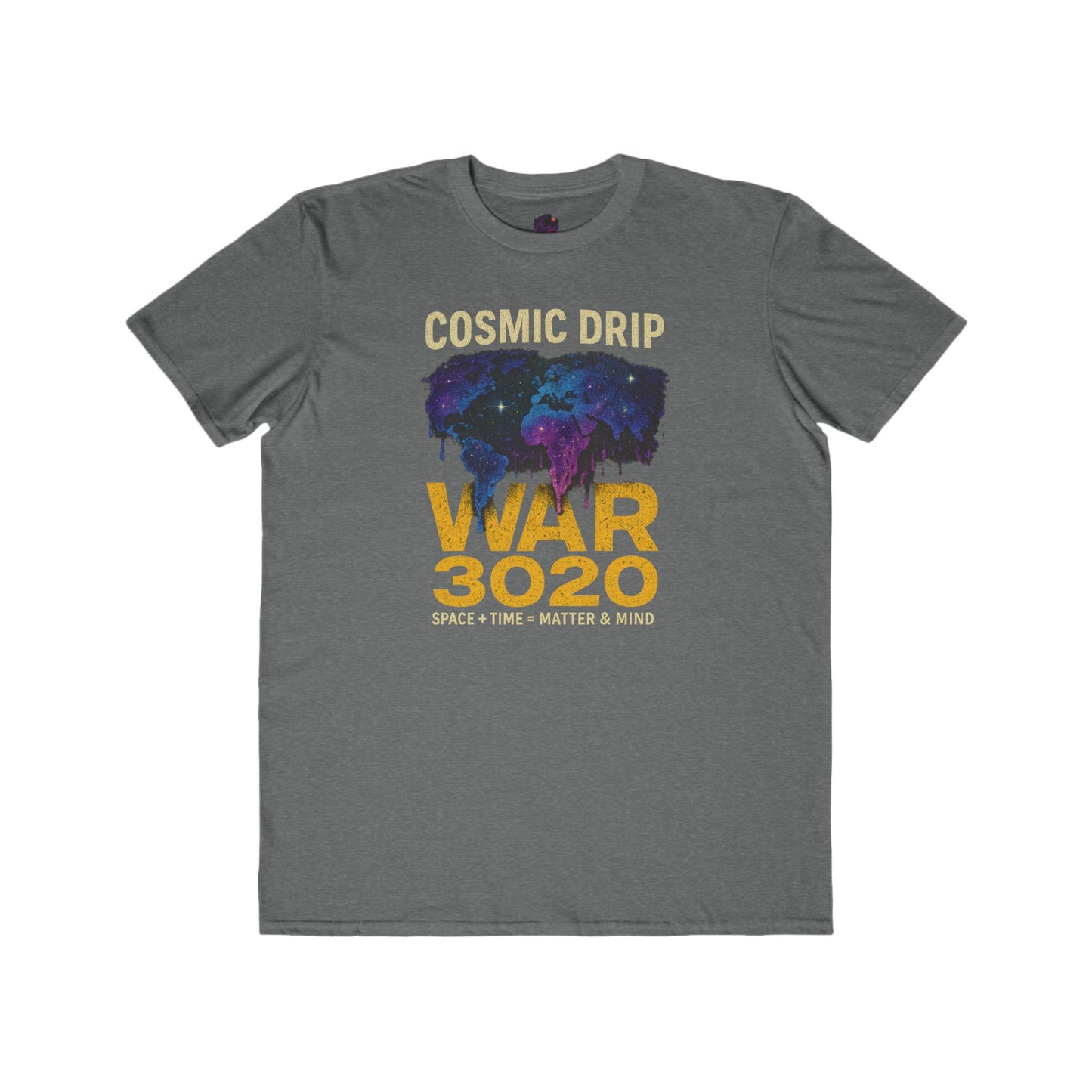 Cosmic Drip Men's Lightweight Fashion Tee, Cool Graphic Tee, Unique T-Shirt, Space-Time Design, Gift for Science Lovers, Trendy Casual Wear