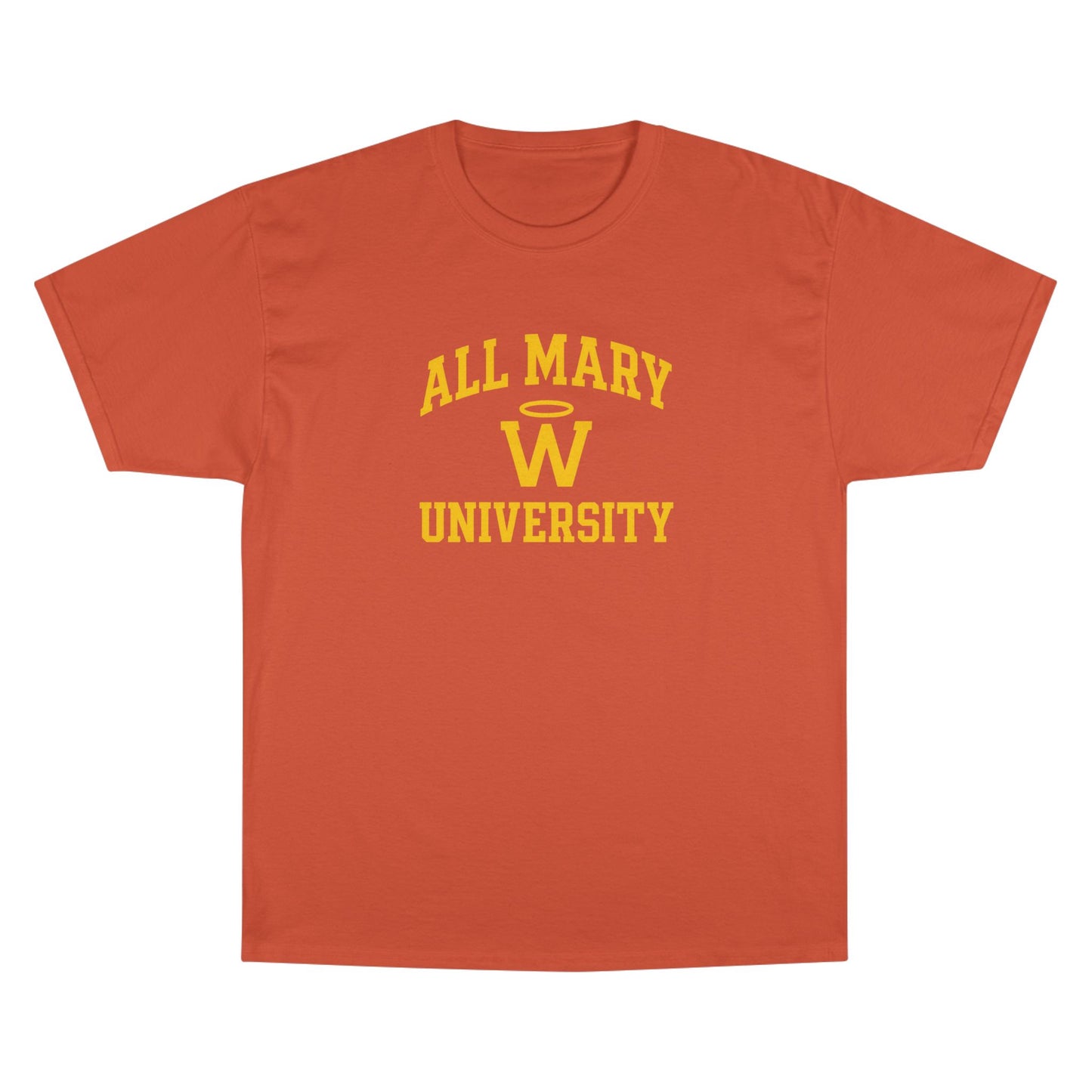 Champion University T-Shirt - All Mary University, College Spirit Wear, Graduation Gift, Casual Style, Unique Campus Apparel