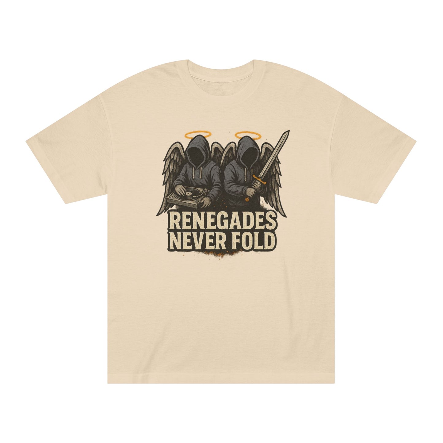 Renegades Never Fold Unisex Classic Tee - Edgy Graphic Tee, Streetwear Apparel, Casual Outfit, Unique Gift, Statement T-Shirt