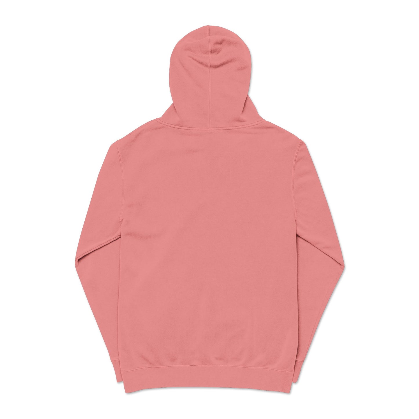 Cozy Unisex Pigment-Dyed Hoodie with Embroidery | Casual Streetwear, Gift for Him/Her, Fall/Winter Apparel, Comfortable Layering