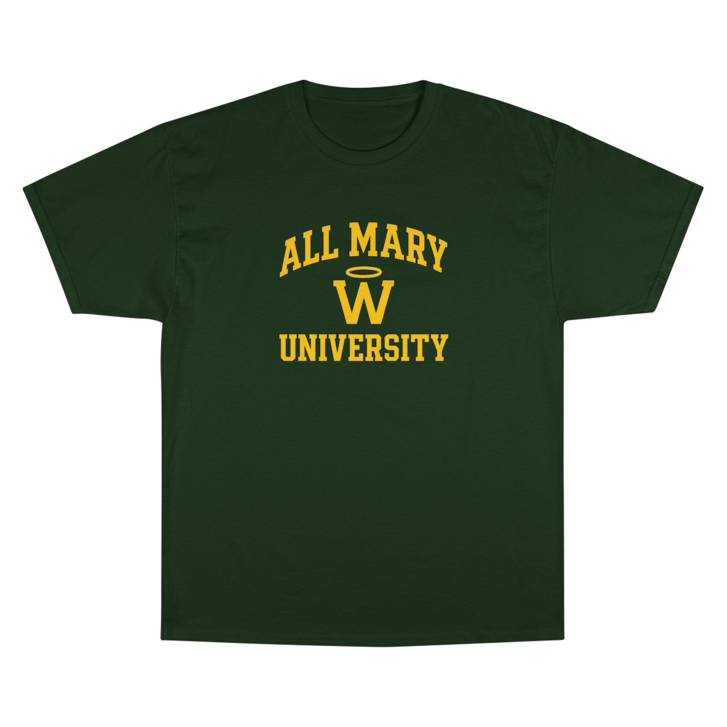 Champion University T-Shirt - All Mary University, College Spirit Wear, Graduation Gift, Casual Style, Unique Campus Apparel