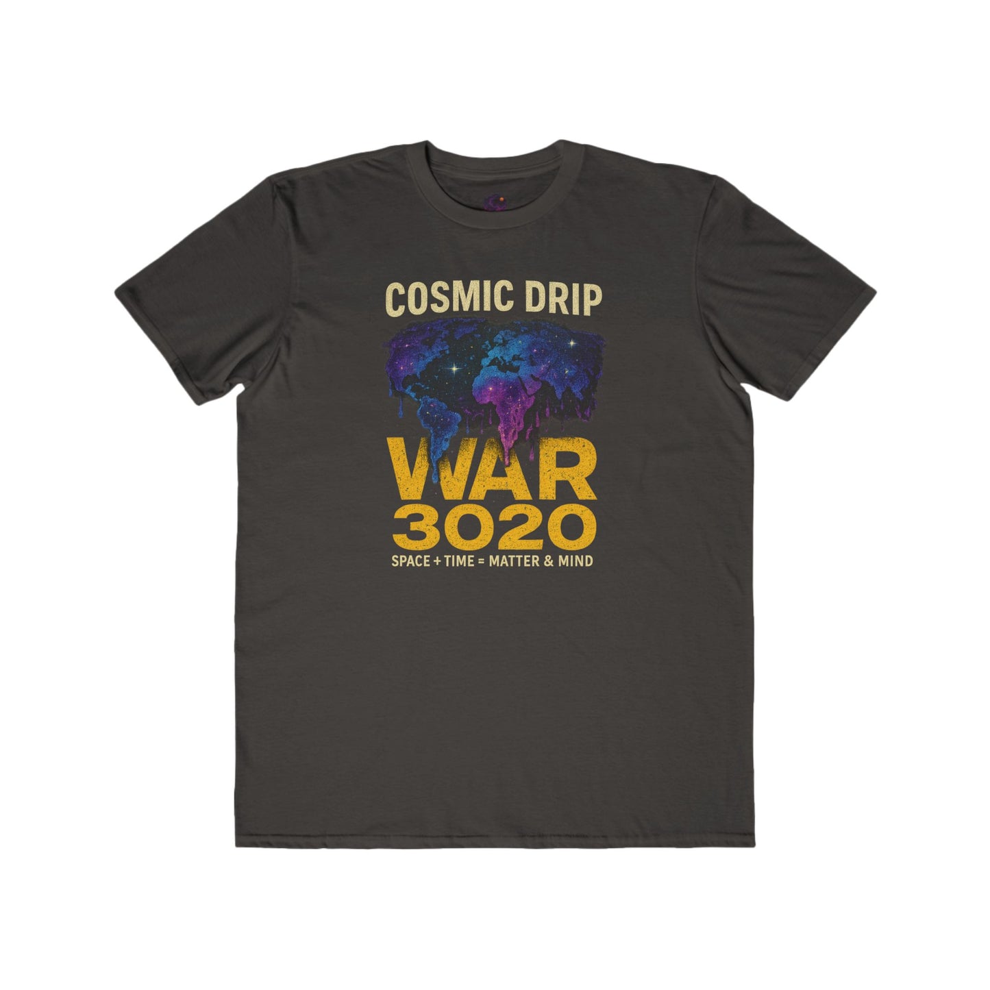 Cosmic Drip Men's Lightweight Fashion Tee, Cool Graphic Tee, Unique T-Shirt, Space-Time Design, Gift for Science Lovers, Trendy Casual Wear