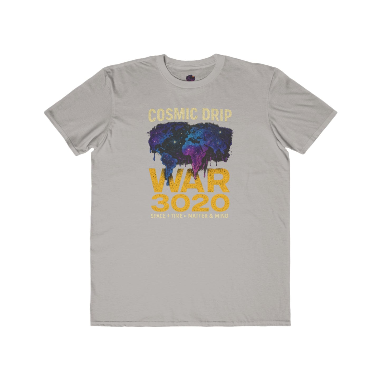 Cosmic Drip Men's Lightweight Fashion Tee, Cool Graphic Tee, Unique T-Shirt, Space-Time Design, Gift for Science Lovers, Trendy Casual Wear