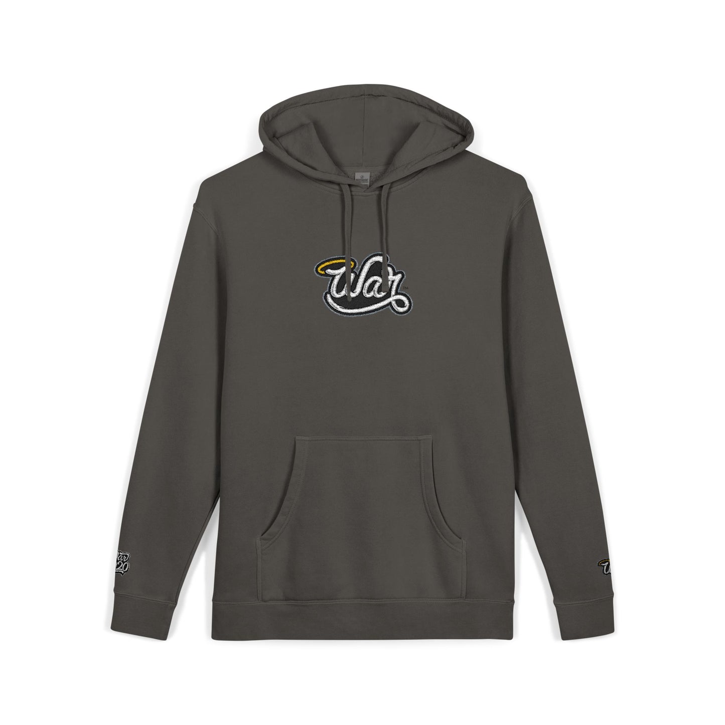 Cozy Unisex Pigment-Dyed Hoodie with Embroidery | Casual Streetwear, Gift for Him/Her, Fall/Winter Apparel, Comfortable Layering