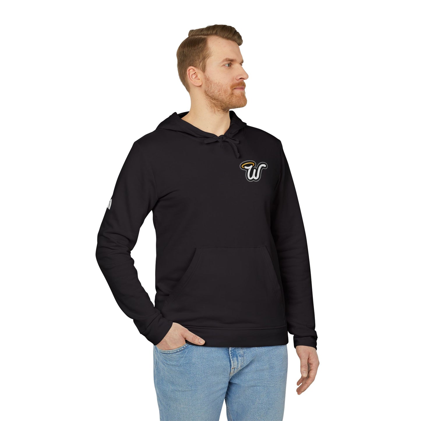 Cozy Unisex Fleece Hoodie with Fun Design, Fashionable, Casual Wear, Great for Chill Days, Gift for Friends