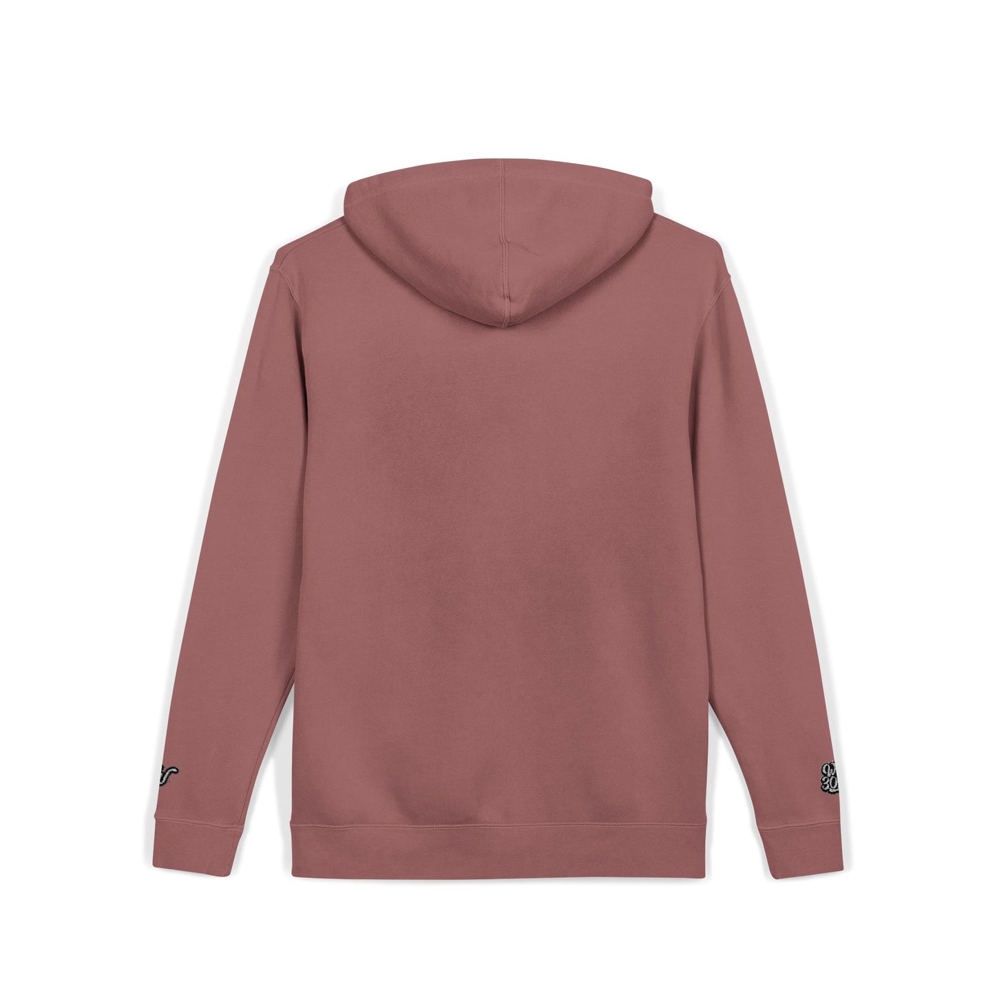 Cozy Unisex Pigment-Dyed Hoodie with Embroidery | Casual Streetwear, Gift for Him/Her, Fall/Winter Apparel, Comfortable Layering